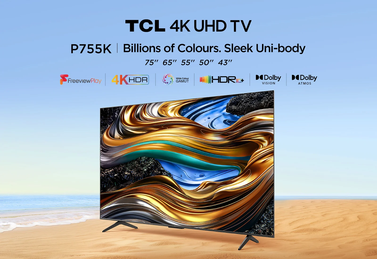 TCL 50P755K 50" 4K Smart TV