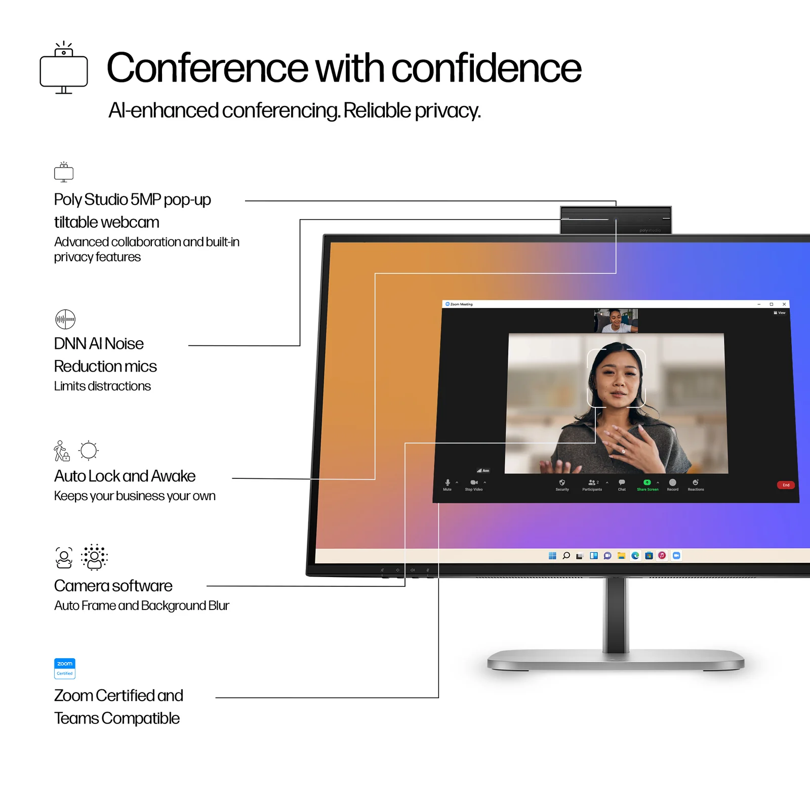 HP Series 5 Pro 527pm 27" QHD IPS 100Hz Monitor