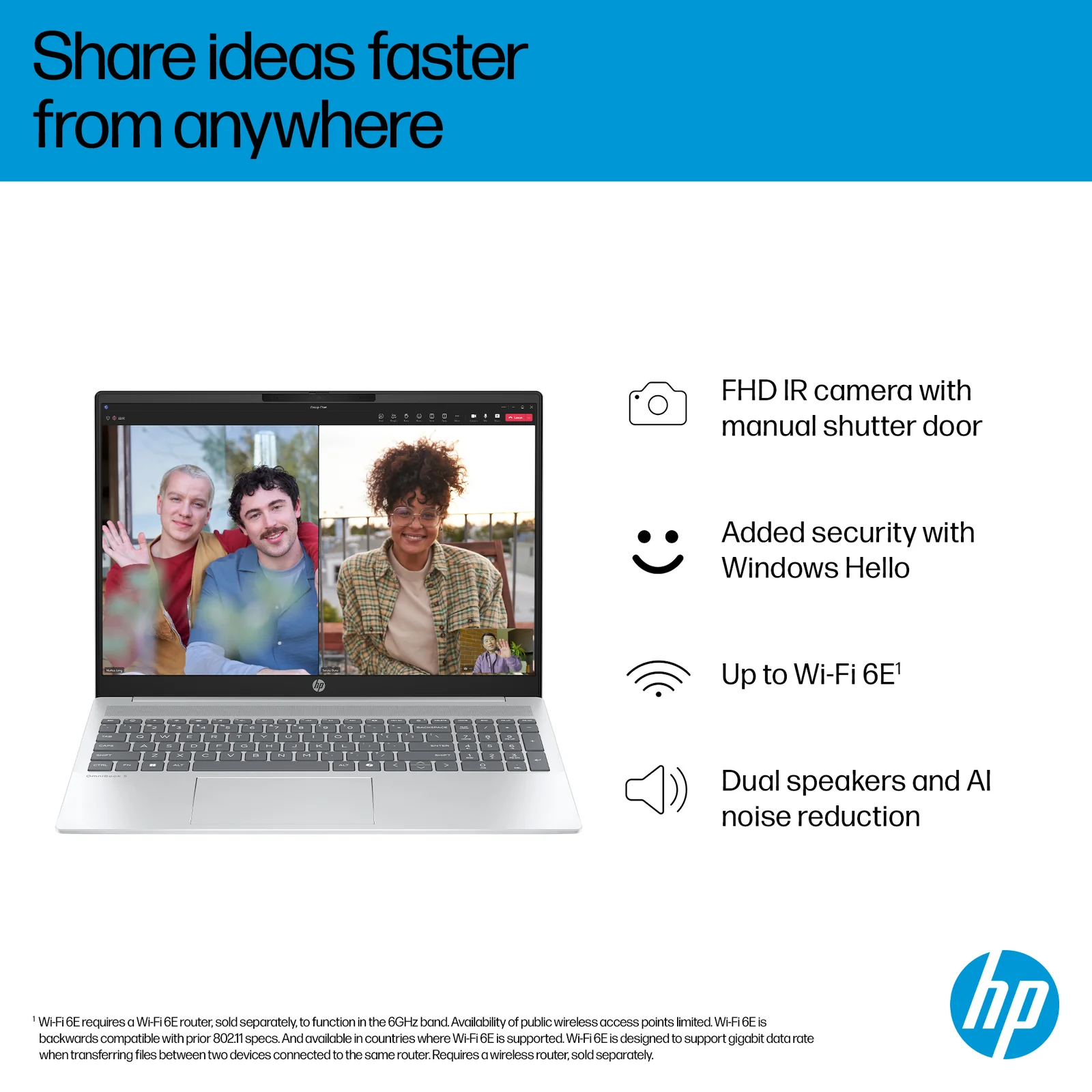 HP DQ9G2EA laptop 16", 16GB RAM, 512GB SSD