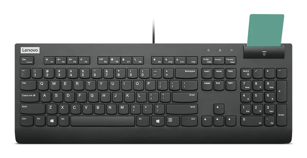 Lenovo Smartcard Wired II Keyboard Black