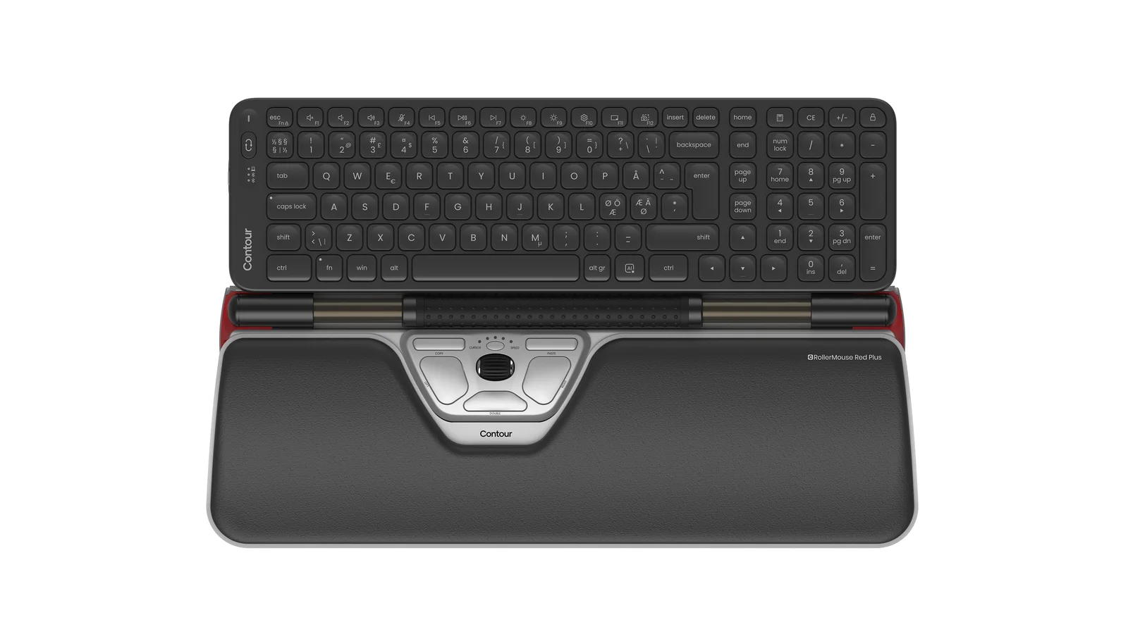 Contour Design RollerMouse Red Plus & Balance Wireless Keyboard