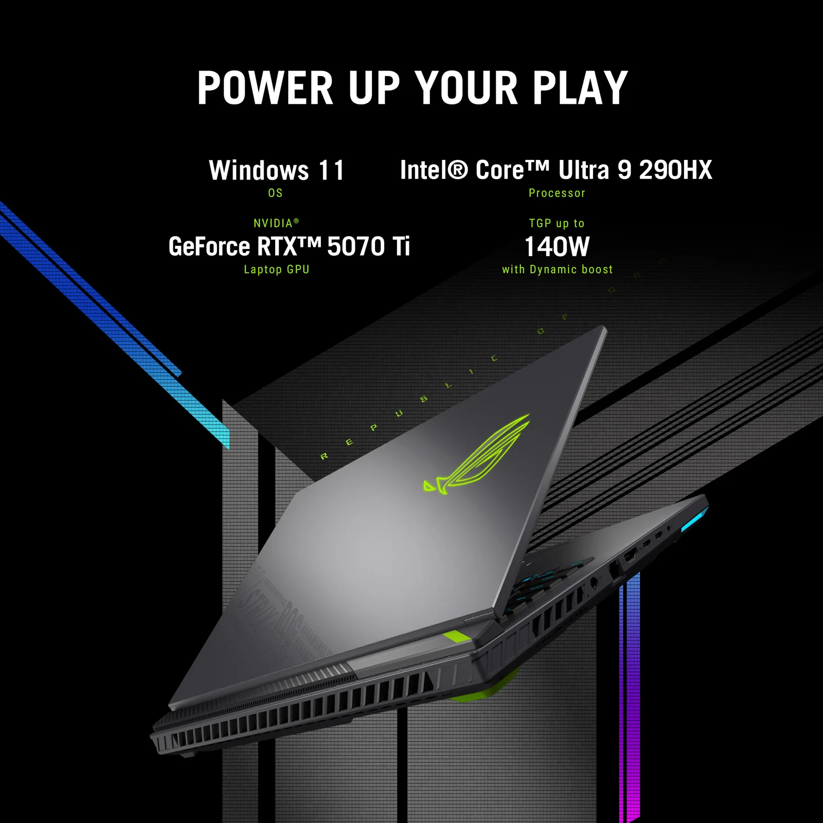 ASUS ROG Strix G18 G815LR-TT299W 18", Intel Core Ultra 9 290HX Plus, 32GB RAM, 1TB SSD