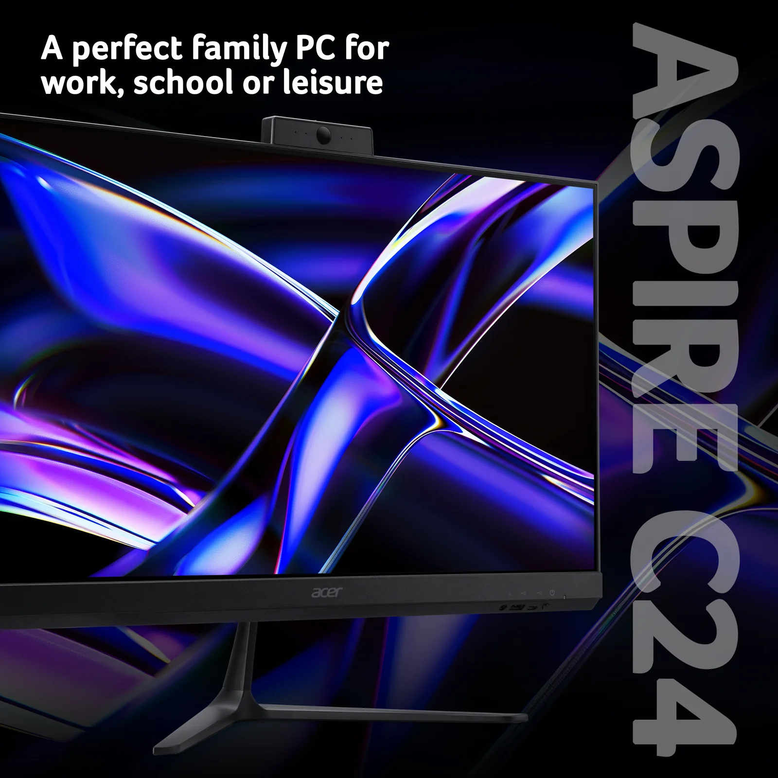 Acer Aspire C24-B R5-340 16GB 1TB SSD BLACK, 16GB RAM, 1TB SSD