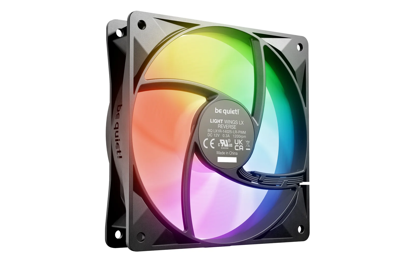 be quiet! Light Wings LX 140mm PWM Reverse Triple Pack