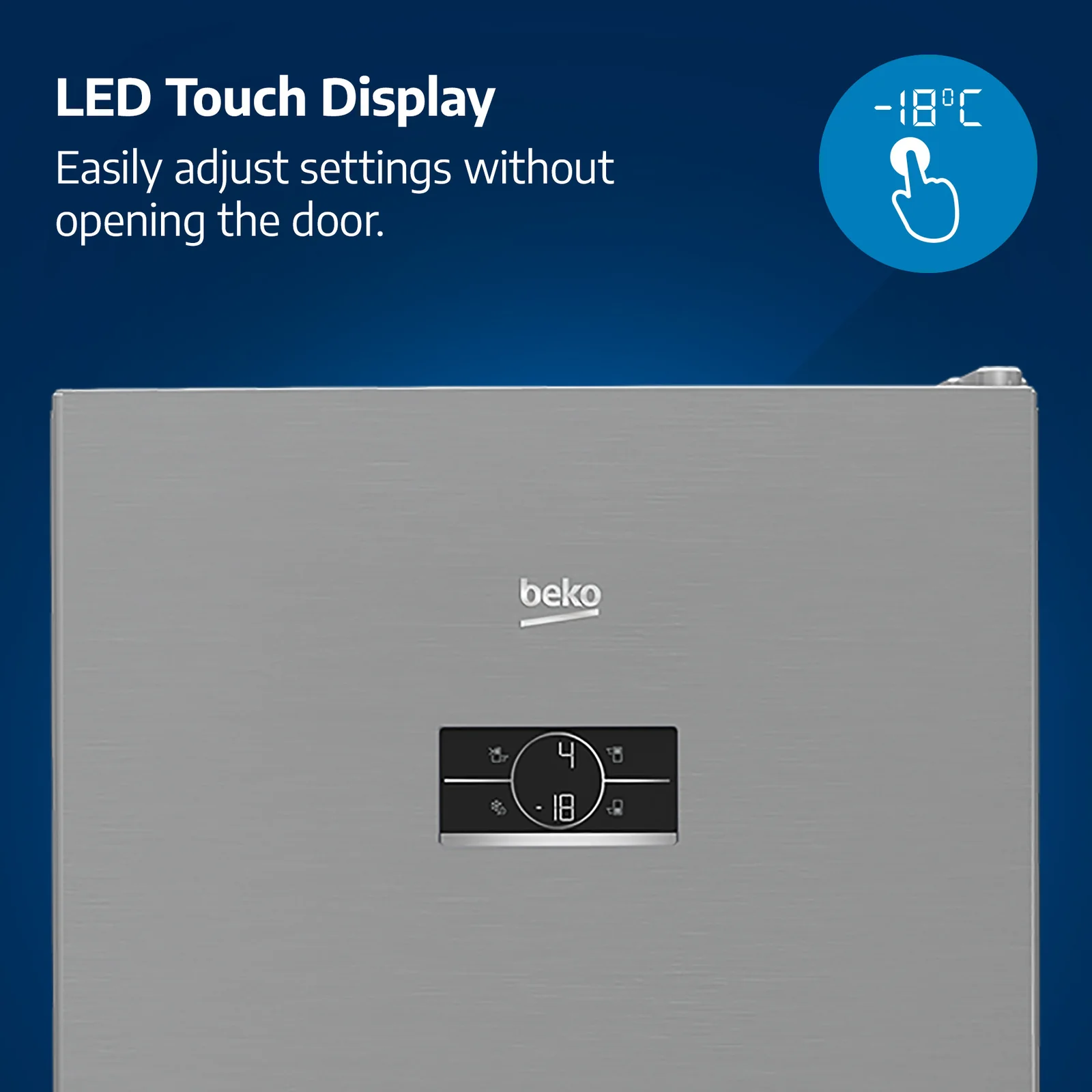 Beko BCFD4V73 262L Integrated Fridge Freezer