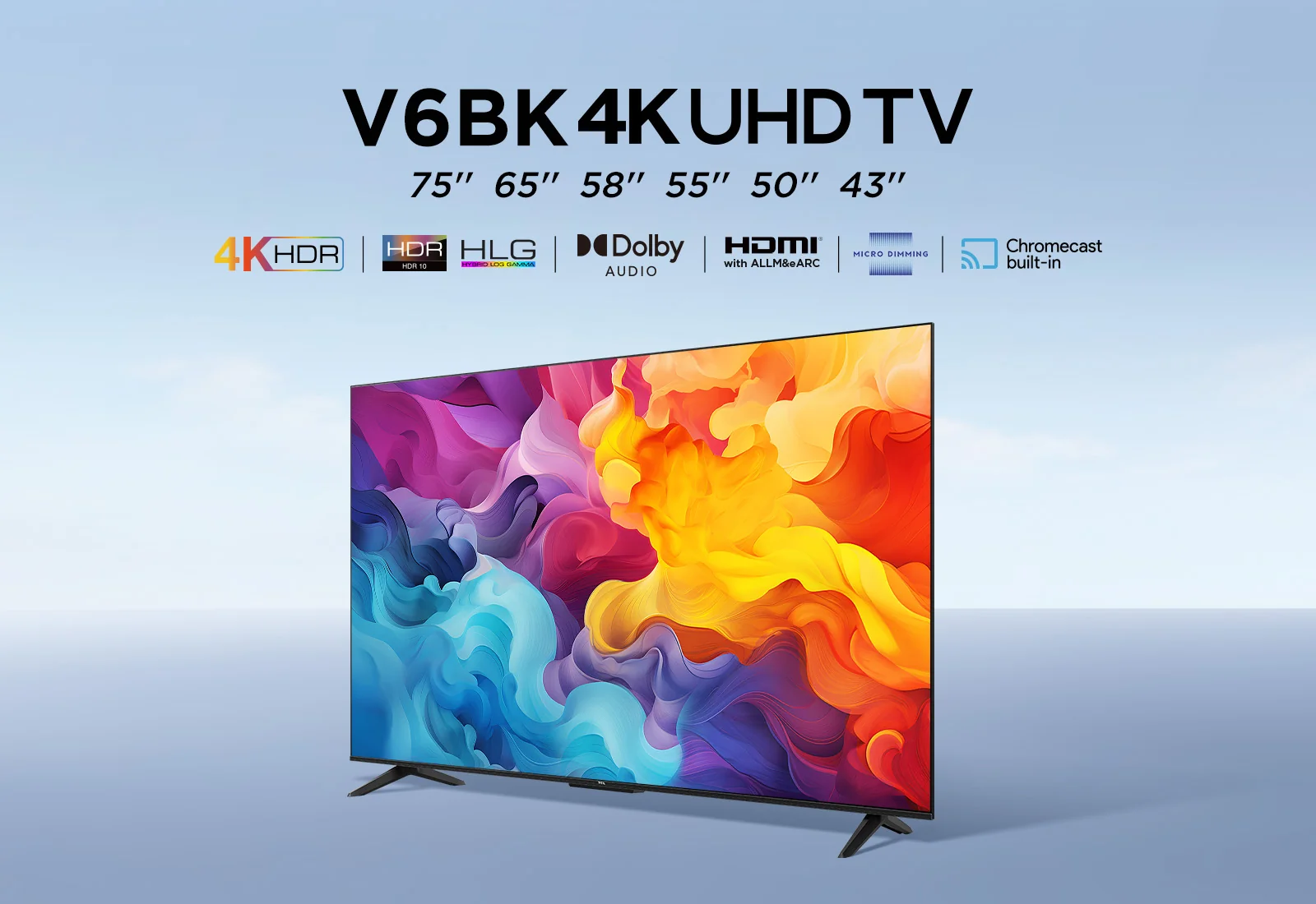 TCL 58V6BK 58" 4K Smart TV