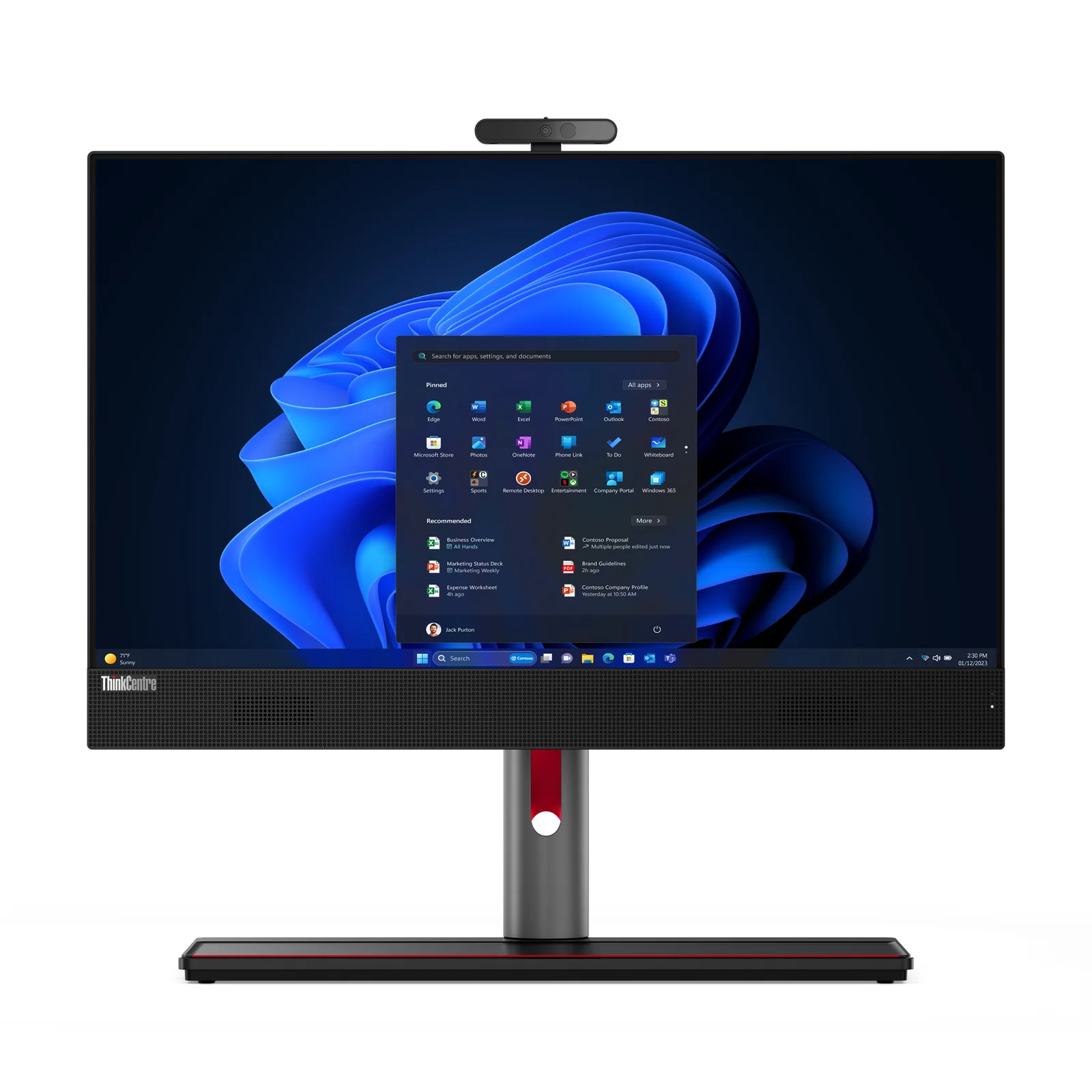 Lenovo ThinkCentre M90a Gen 5 23.8" All-in-One, 16GB RAM, 512GB SSD