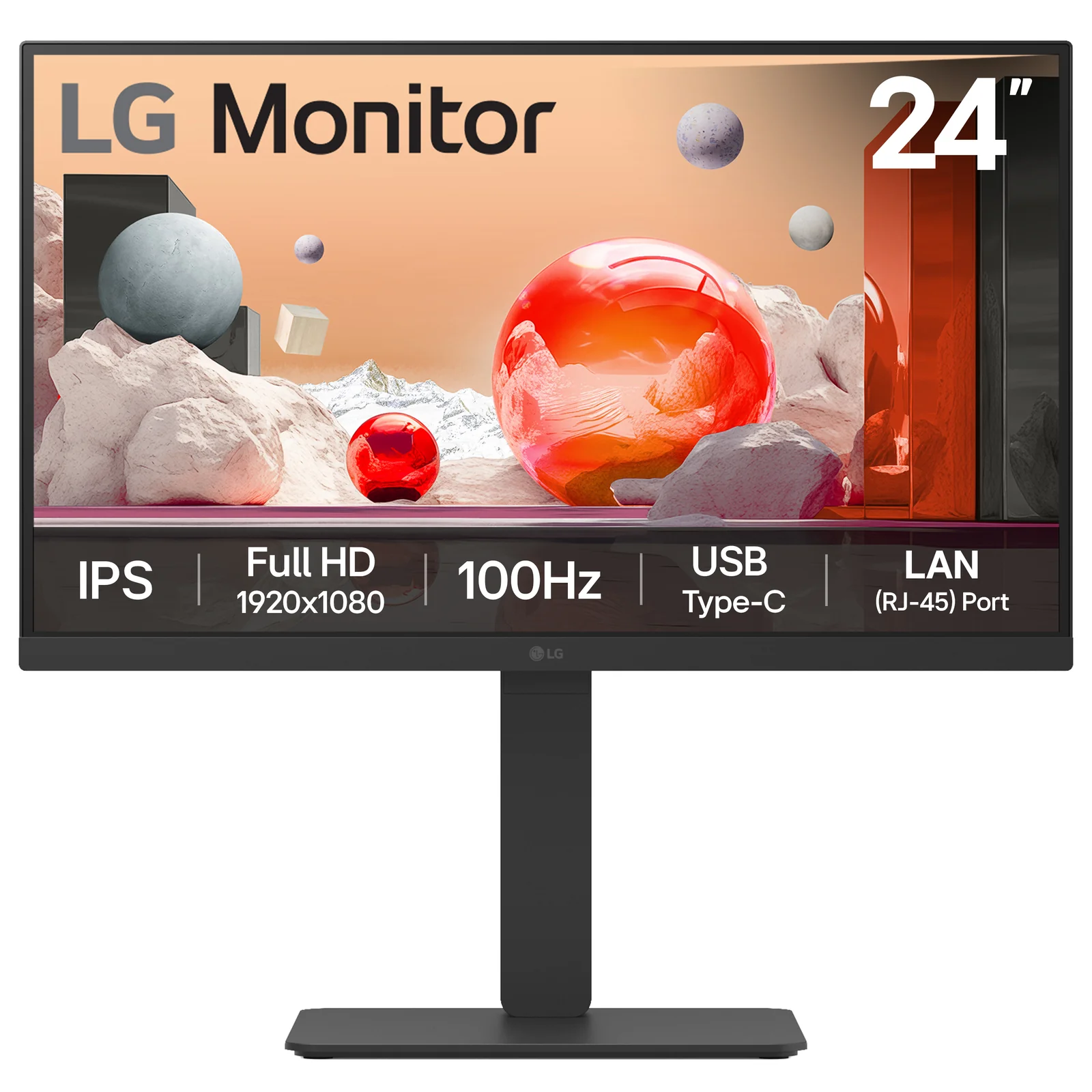 LG 24BA750-B 23.8" Full HD IPS 100Hz Monitor