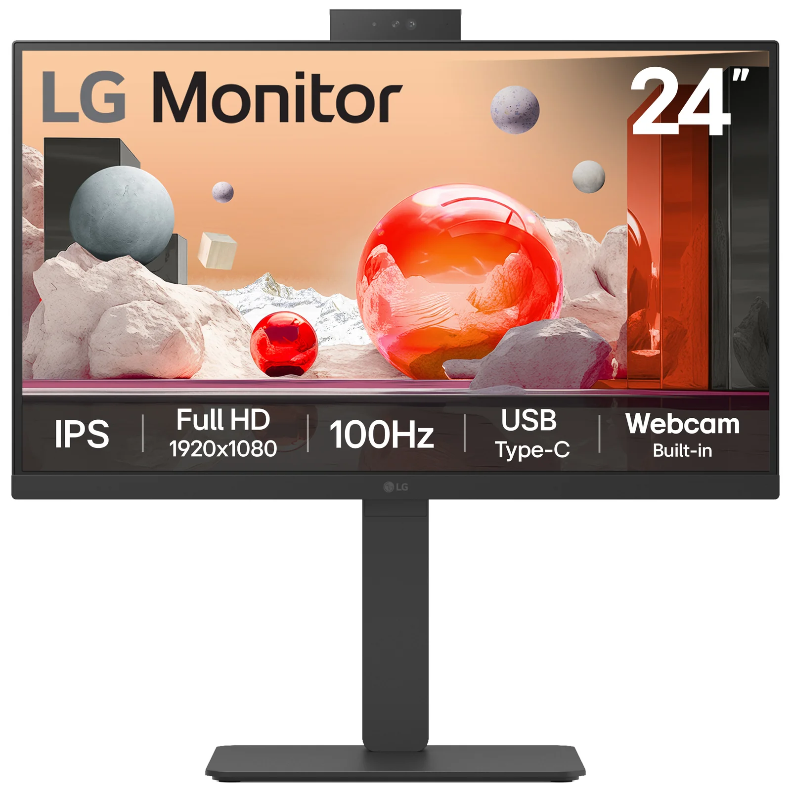 LG 24BA850-B.AEK 23.8" Full HD IPS 100Hz Monitor