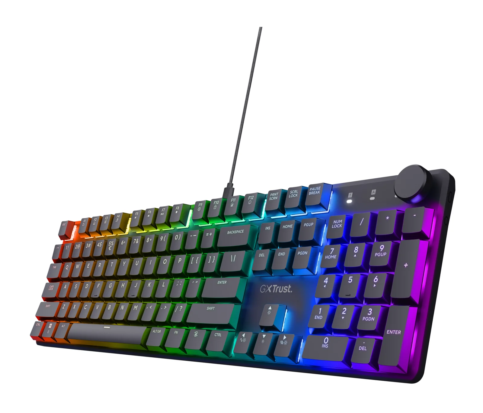 Trust GXT 866 Torix Keyboard Black, French