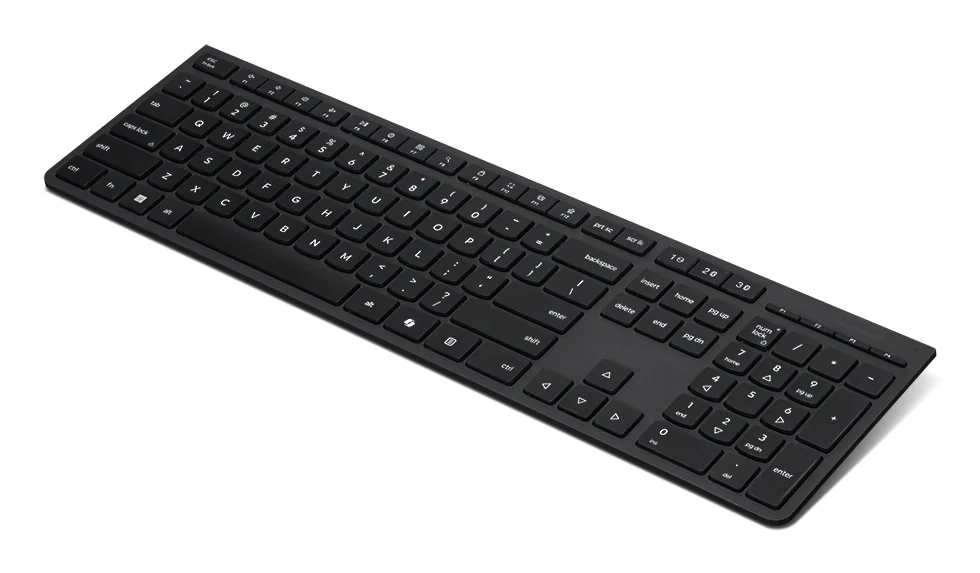 Lenovo Professional Wireless Rechargeable (Nordic) Keyboard Black