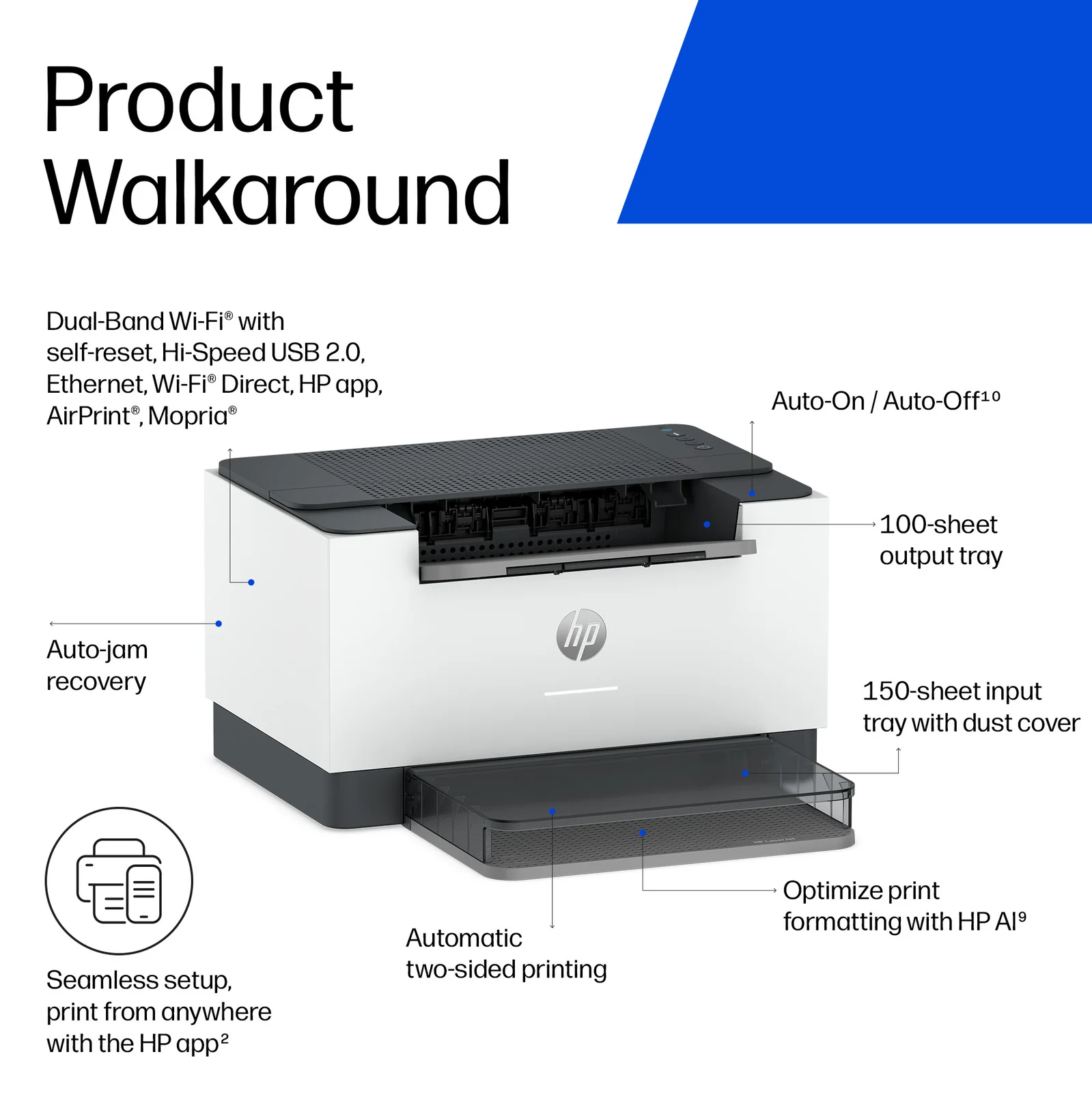 HP LaserJet M223dw Laser Printer