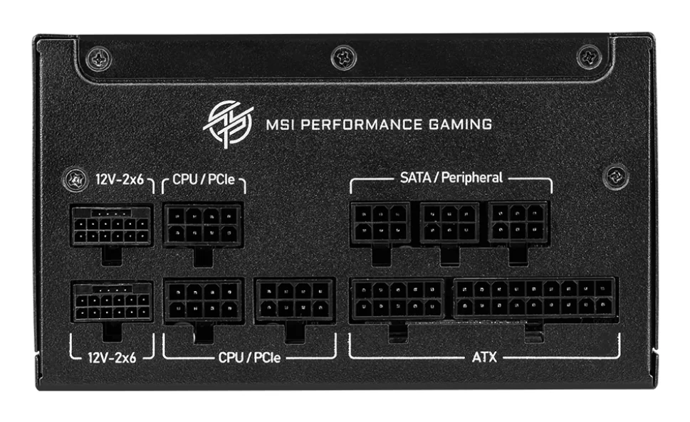 MSI MPG A1250GS PCIE5 1250W Power Supply