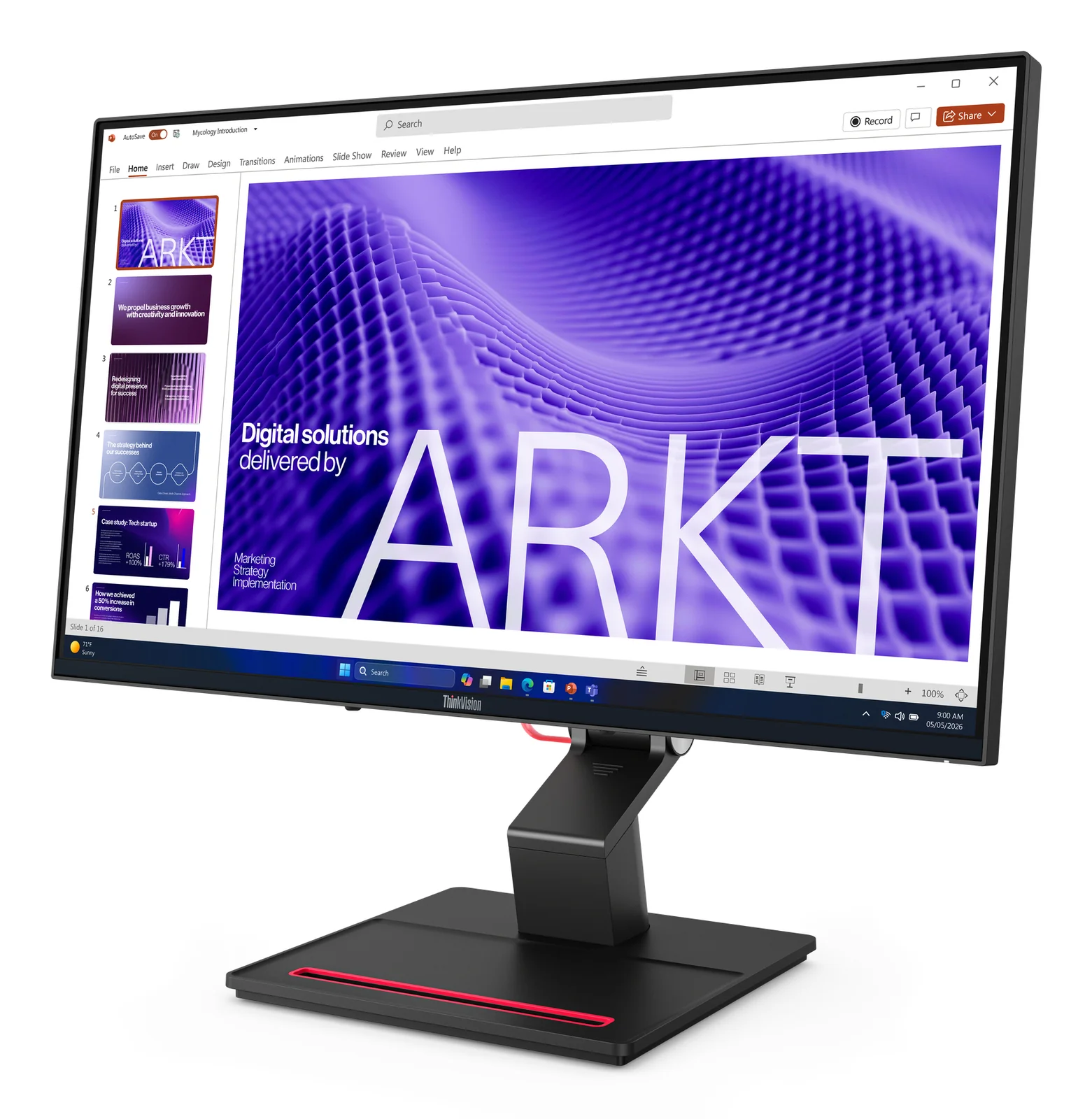 Lenovo ThinkVision T24D-4t computer monitor