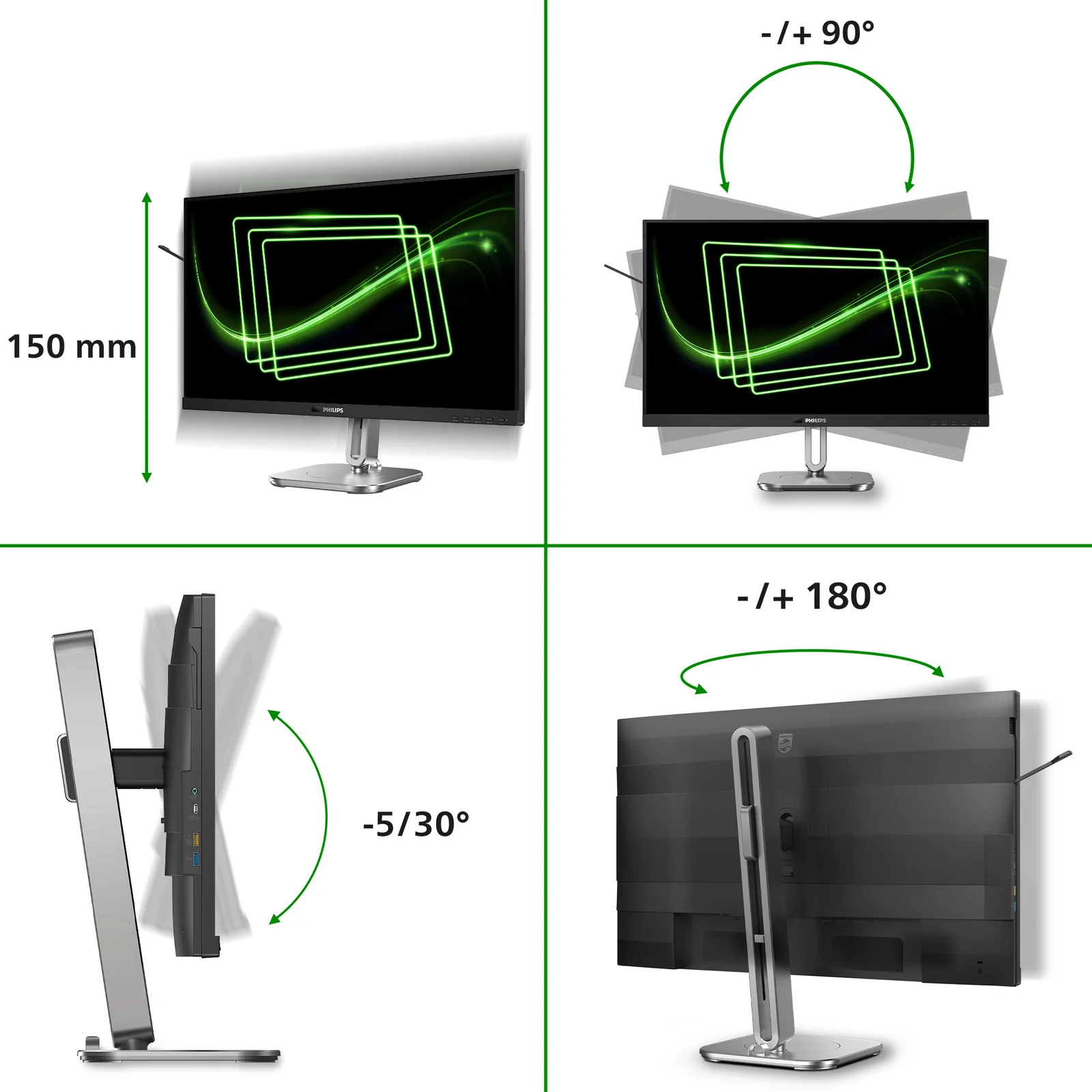 Philips 27B2G5601/00 27" QHD IPS 100Hz Monitor