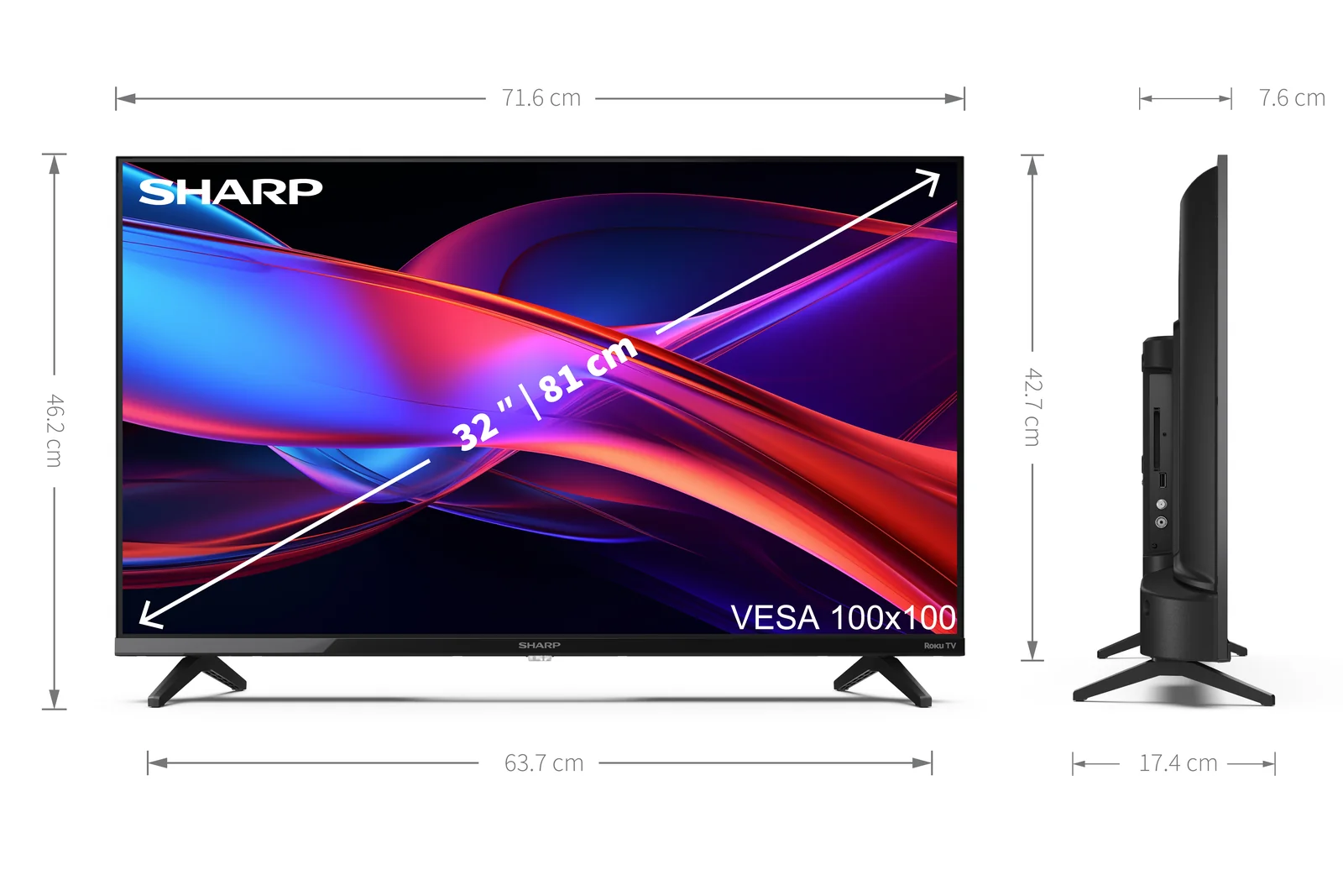 Sharp 1T-C32GD2225K 32" Smart TV