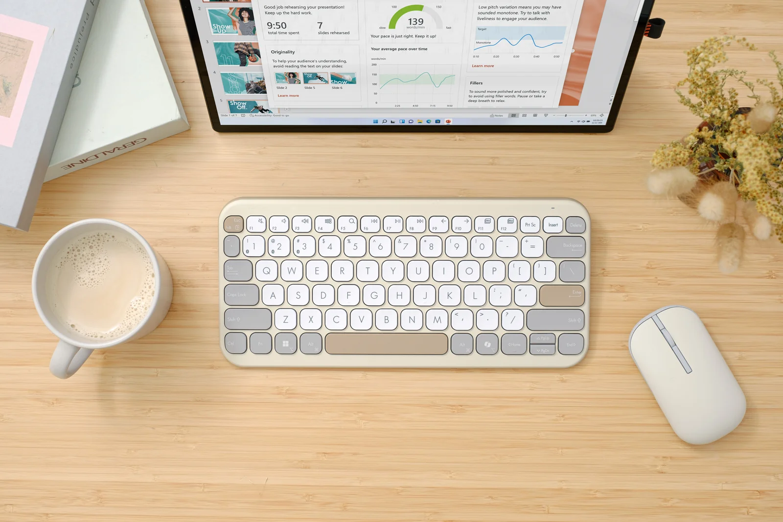 ASUS Marshmallow KW100 Keyboard Beige
