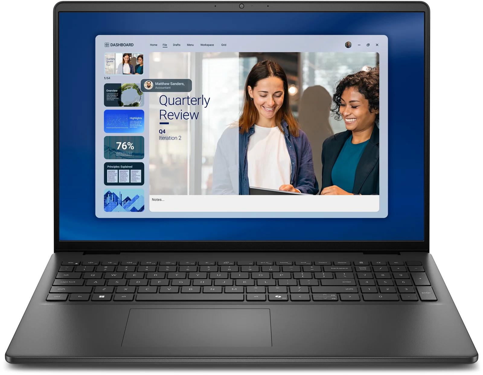 DELL DC16255 16", AMD Ryzen 5 220, 16GB RAM, 512GB SSD