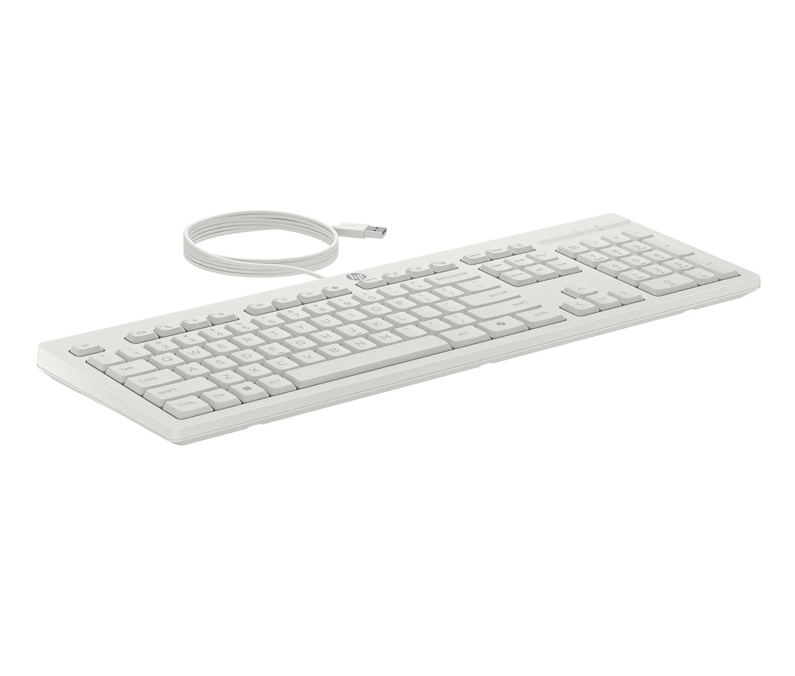 HP 225 Wired Mouse and Combo G2 Cashmere White Keyboard