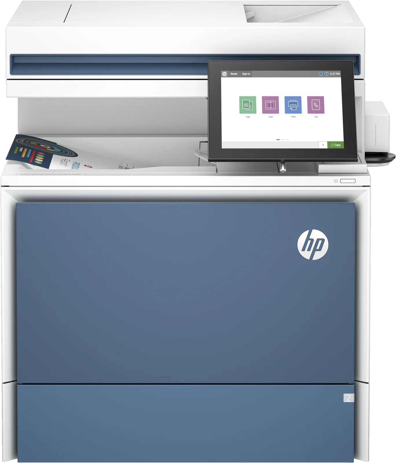 HP Color LaserJet Enterprise Clr LJ Ent MFP 5800f Rfrbd Prntr Laser Printer