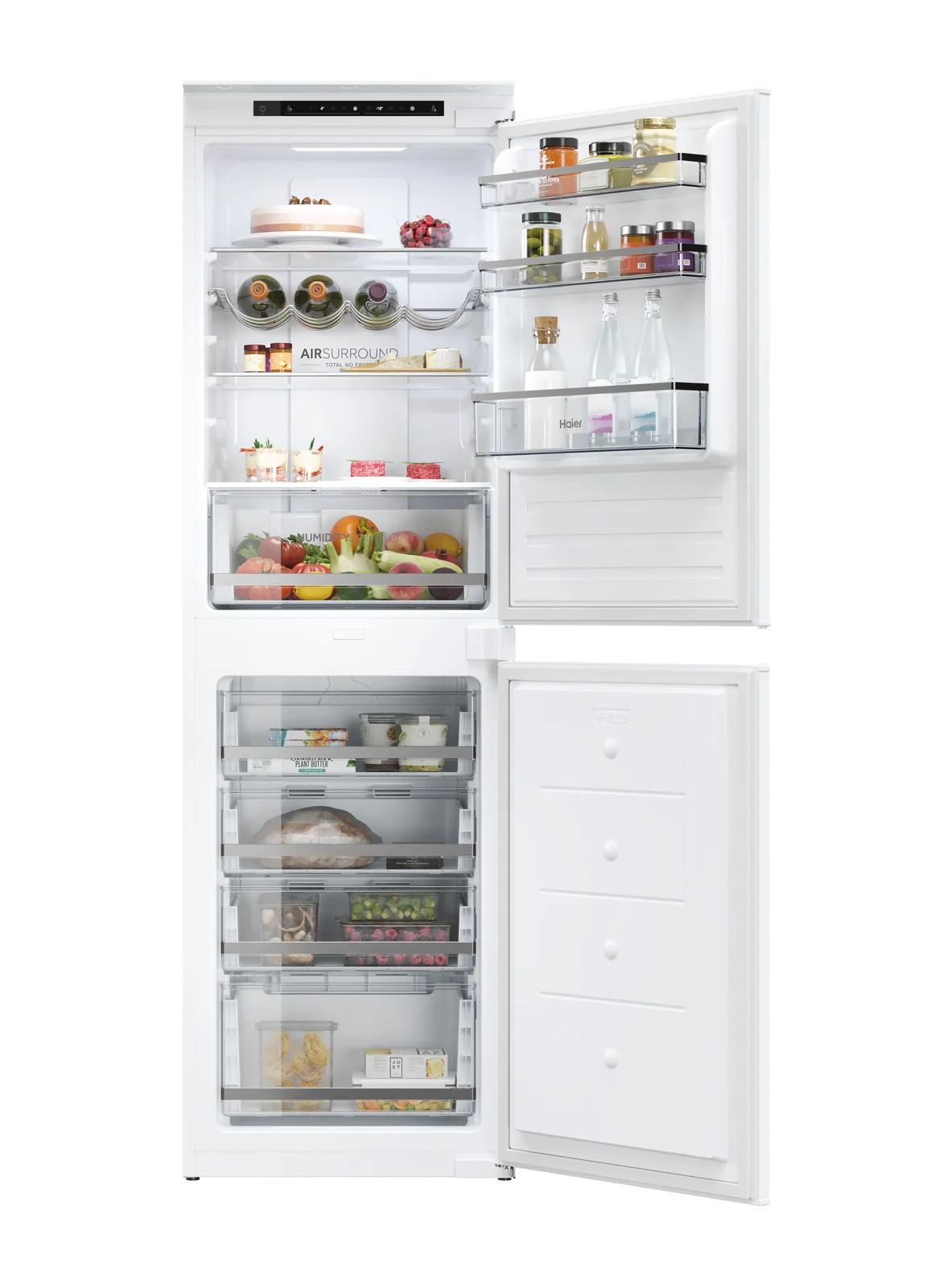 Haier HB50T618FMK* 242L Integrated Fridge Freezer
