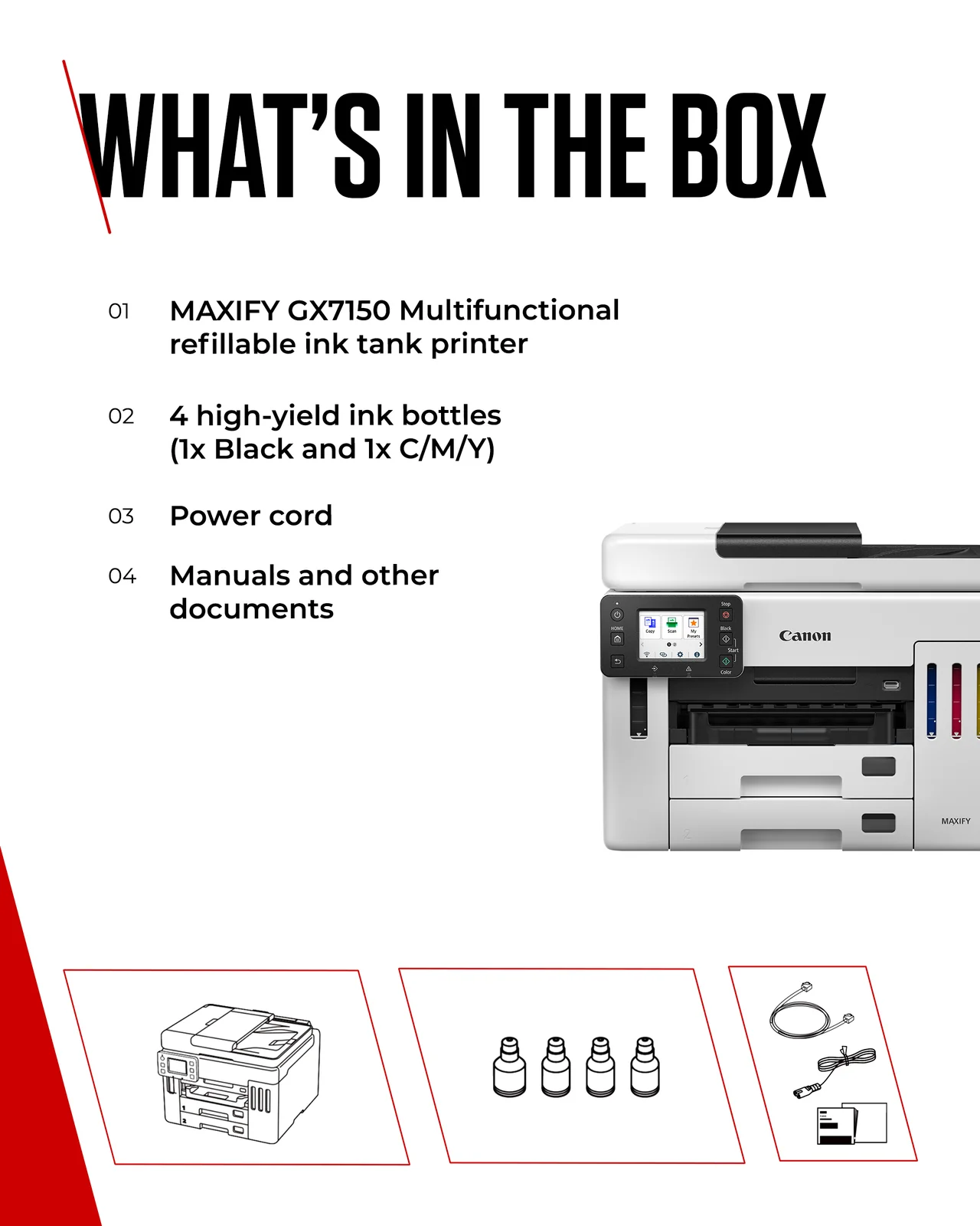 Canon MAXIFY GX7150 Inkjet Printer
