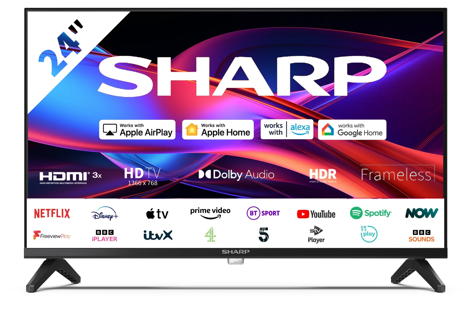 Sharp 1T-C24GD2225K 24" Smart TV