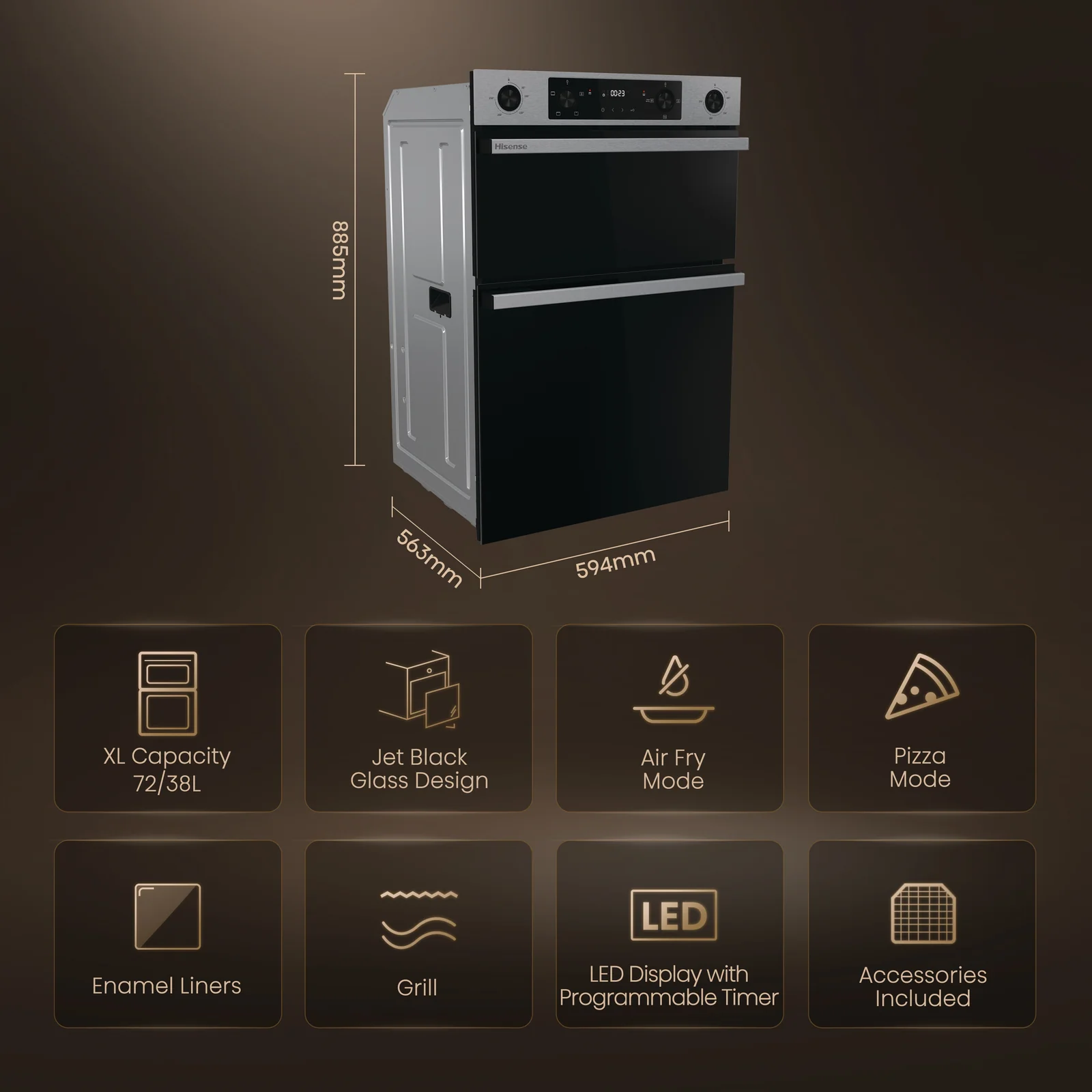 Hisense BID914221AX oven