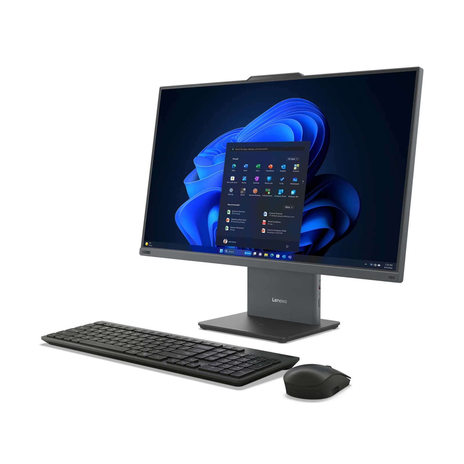 Lenovo ThinkCentre neo 50a 27 Gen 5 27" All-in-One, Intel Core 5 210H, 16GB RAM, 512GB SSD
