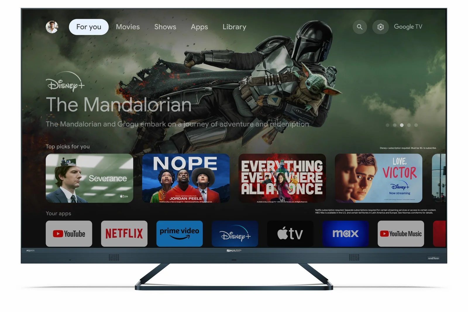 Sharp 55FQ5EG 55" 4K Smart TV