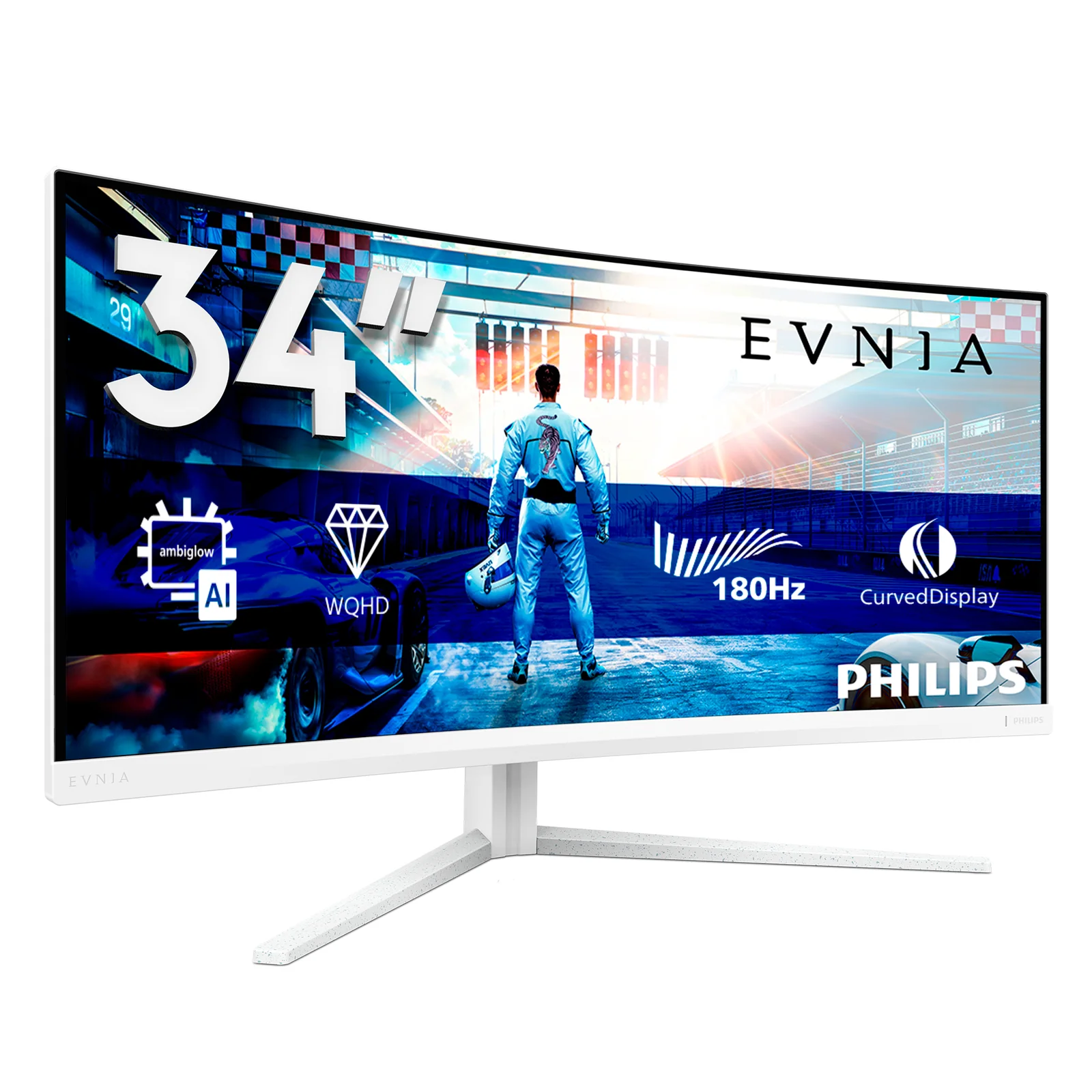 Philips 34M2C5501A/00 34" UWQHD VA 180Hz Curved Monitor