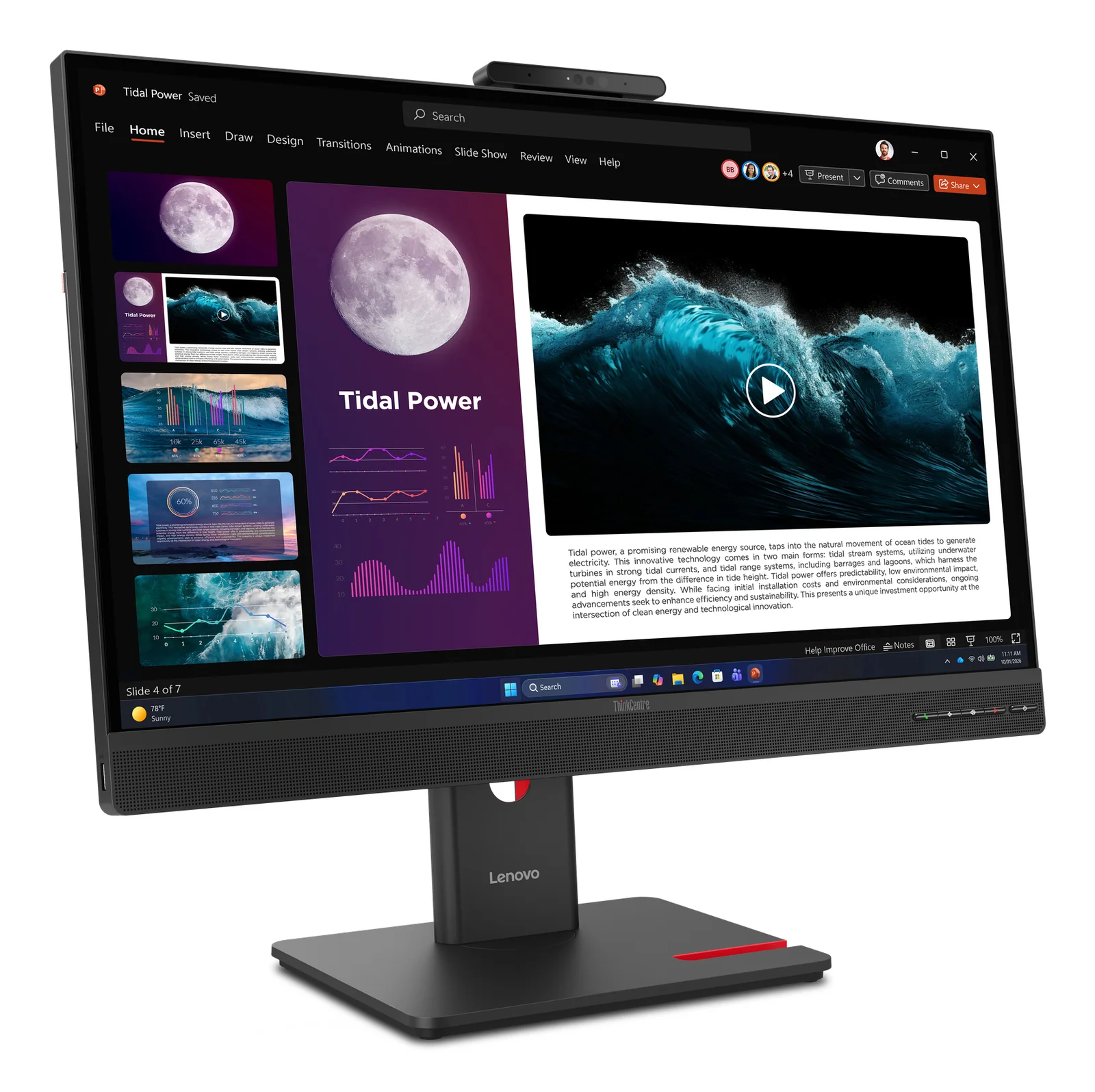 Lenovo ThinkCentre TIO27 Gen6 computer monitor