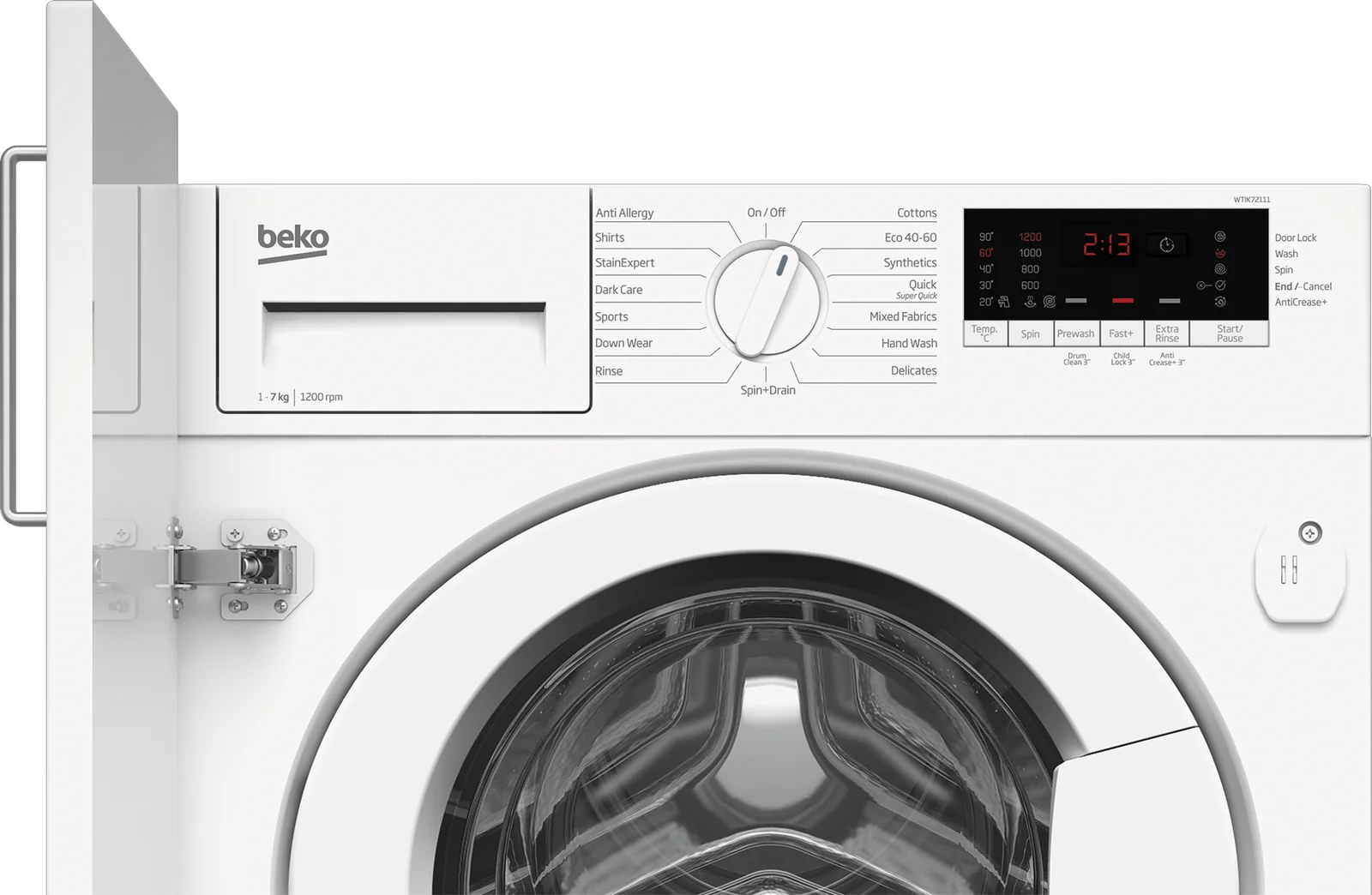 Beko WTIK72111 7kg 1200rpm Washing Machine