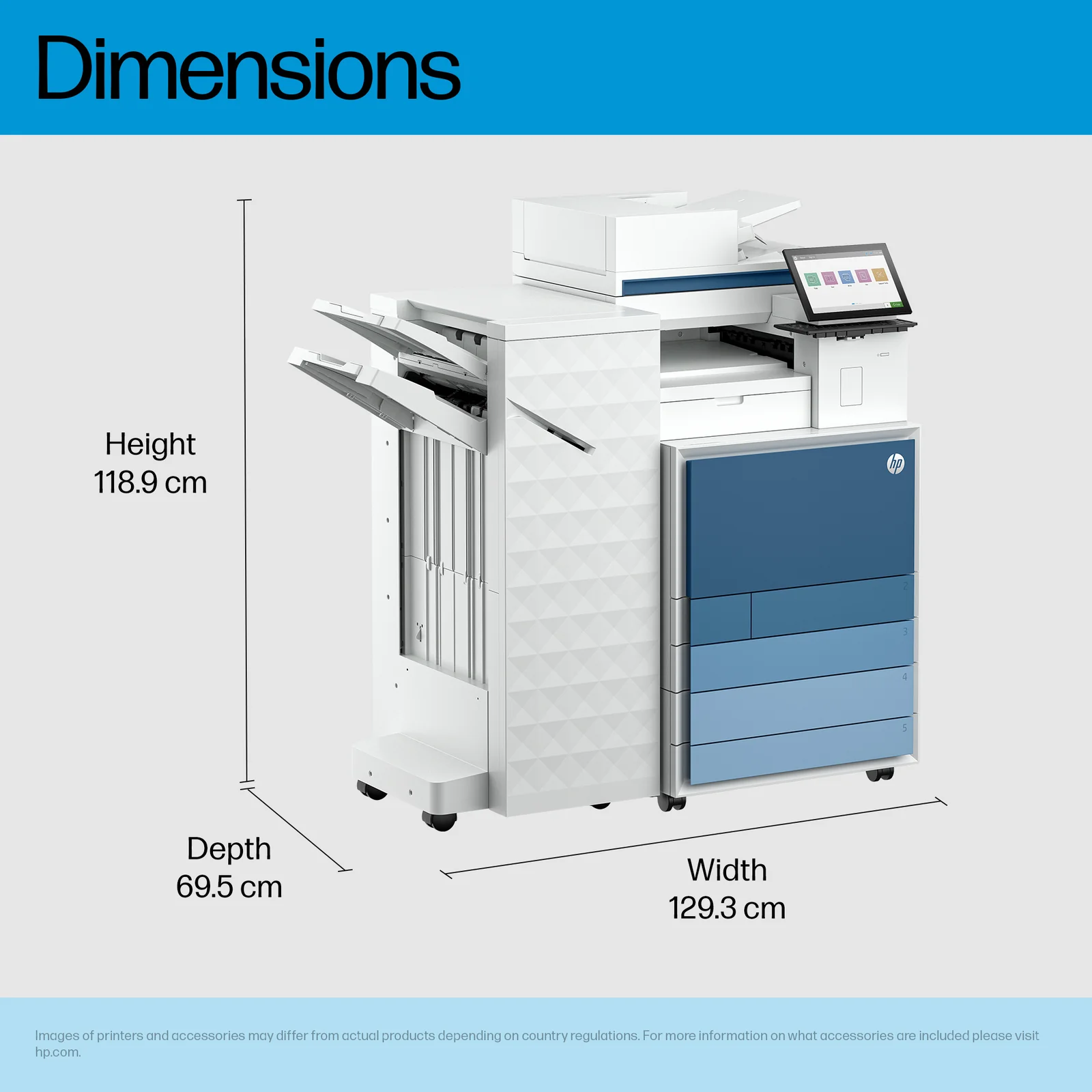 HP Clr LaserJet Ent Flw MFP8801z+ Prntr Colour Laser Printer