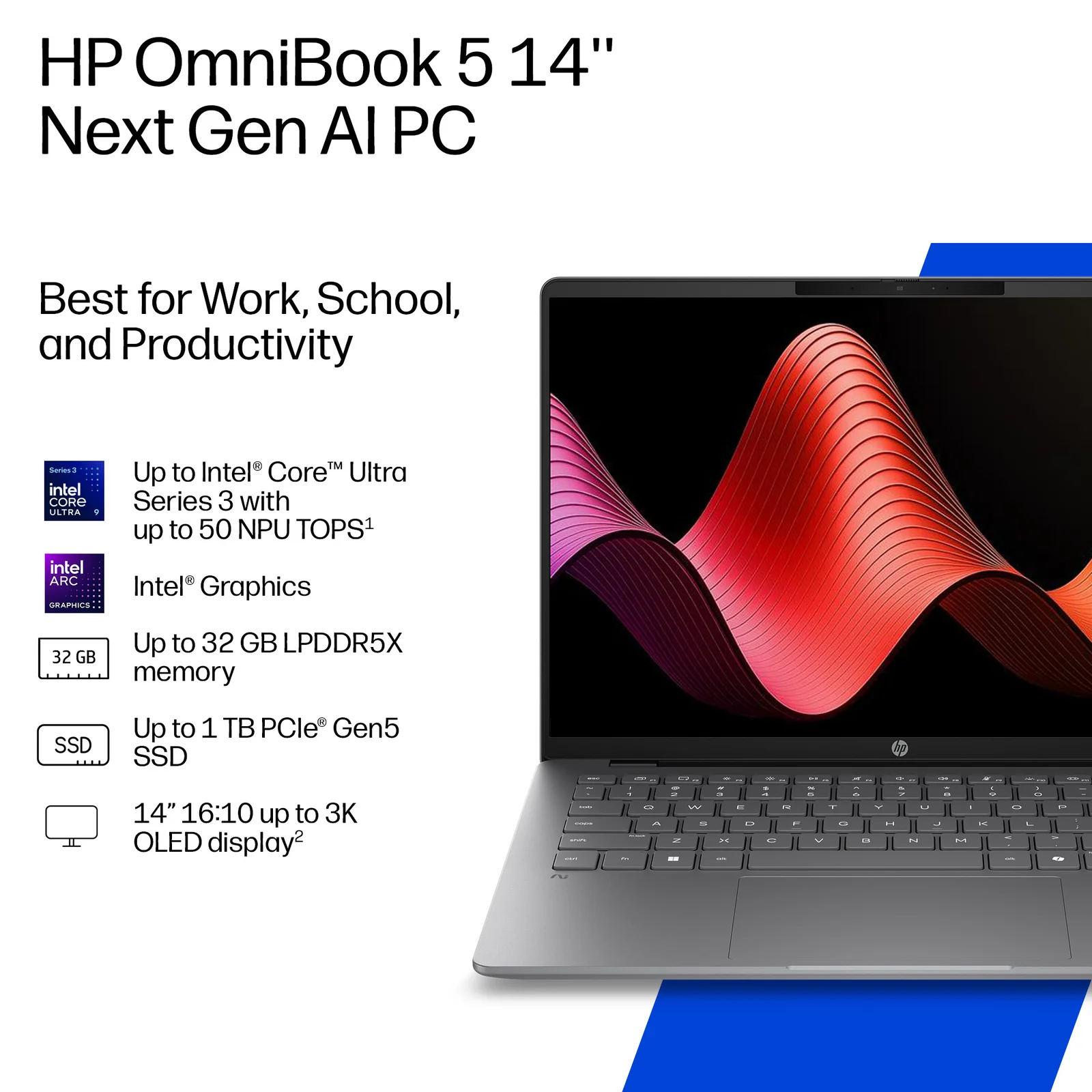 HP DQ8M7EA laptop 14", 16GB RAM, 1TB SSD