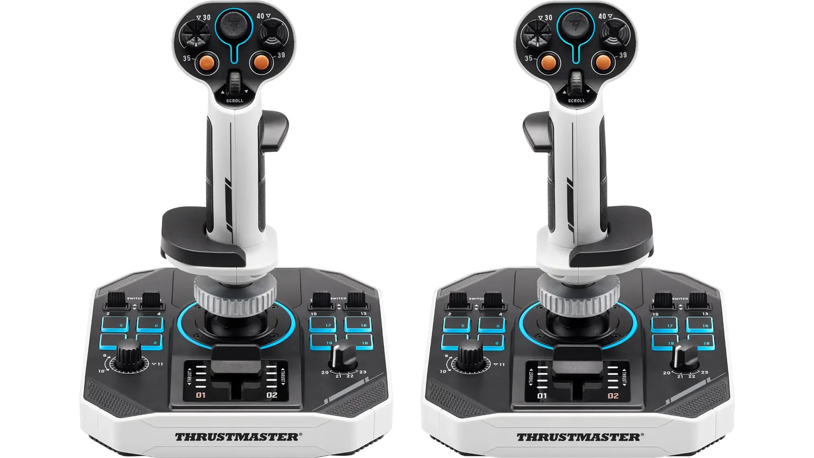 Thrustmaster Sol-R 2 HOSAS Space Sim Duo White
