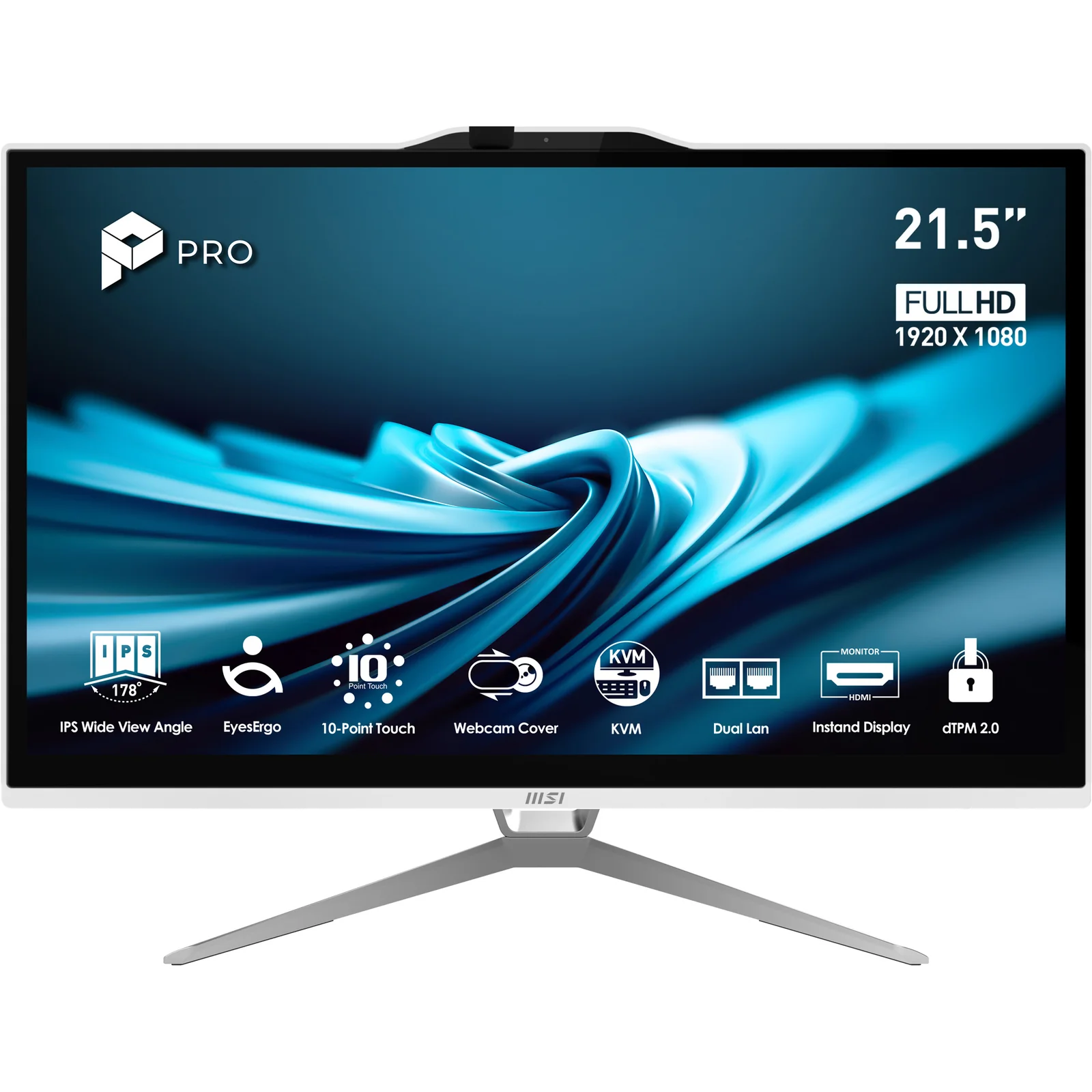 MSI Pro AP222T 14MA-606XEU 21.5" All-in-One, 8GB RAM, 512GB SSD