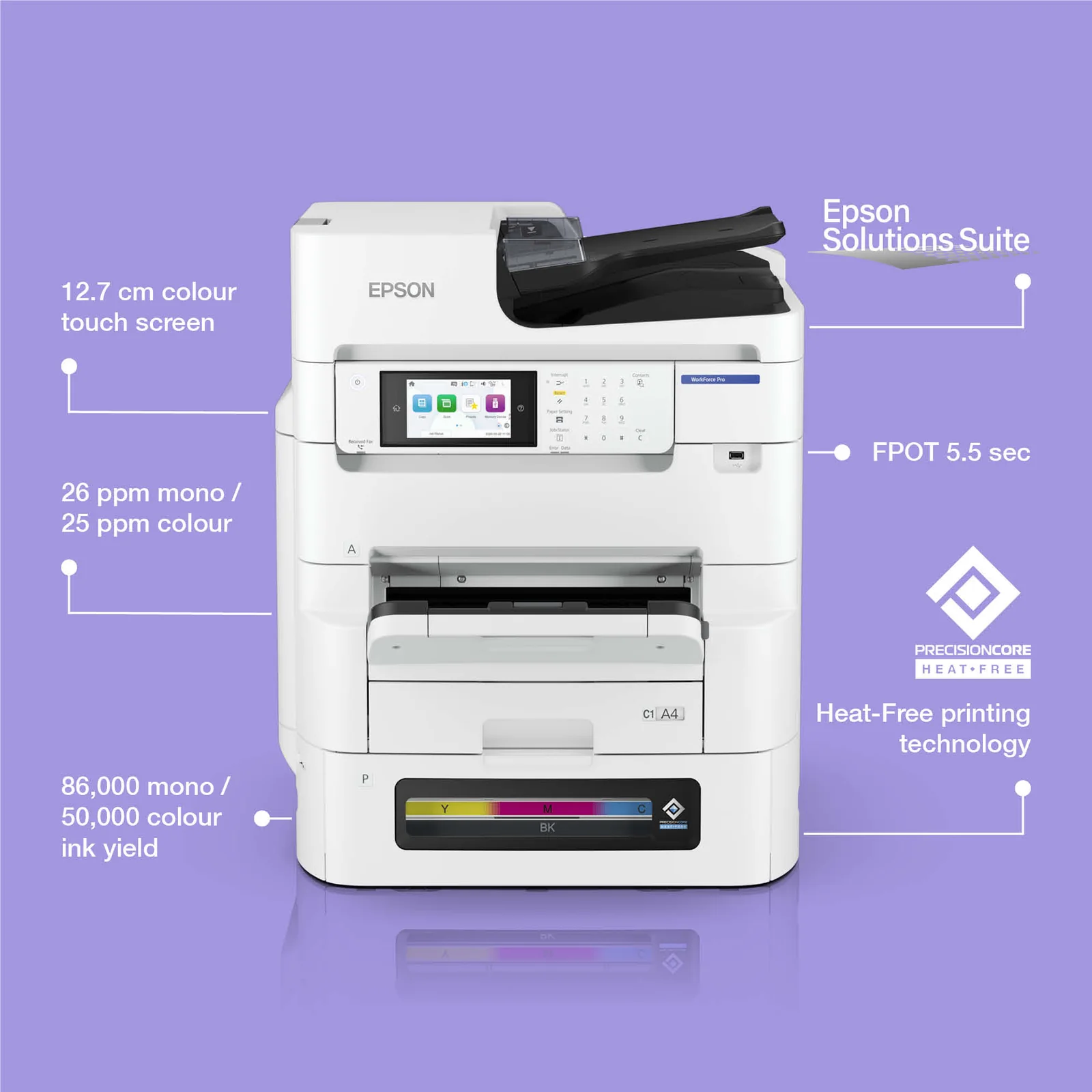Epson WorkForce Pro EM-C8101RDWF Inkjet Printer