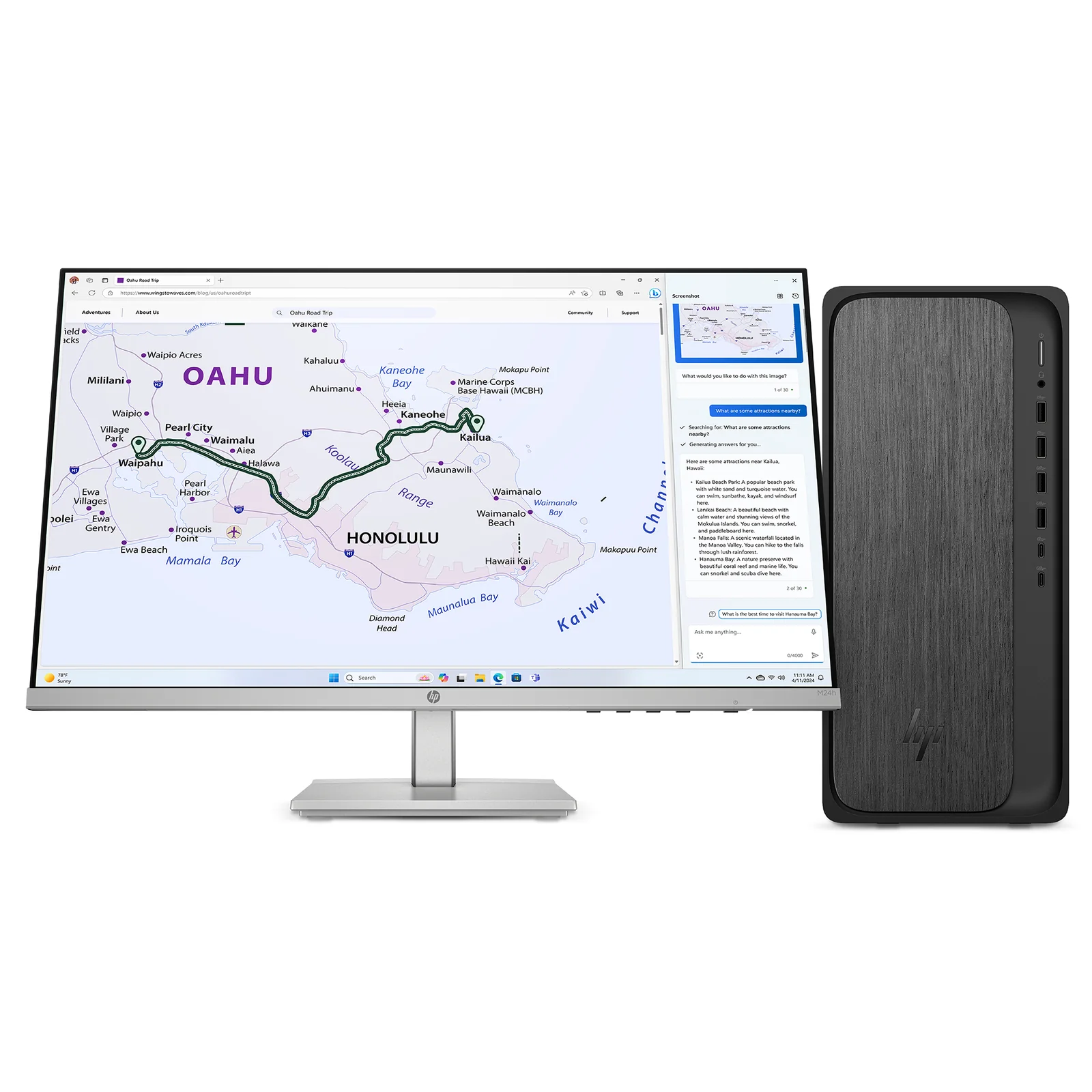 HP OmniDesk Desktop M02-0001sa, 16GB RAM, 512GB SSD