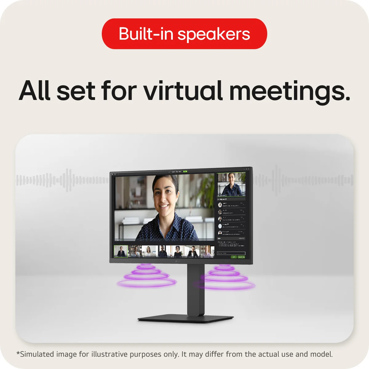 LG 24BA750-B 23.8" Full HD IPS 100Hz Monitor
