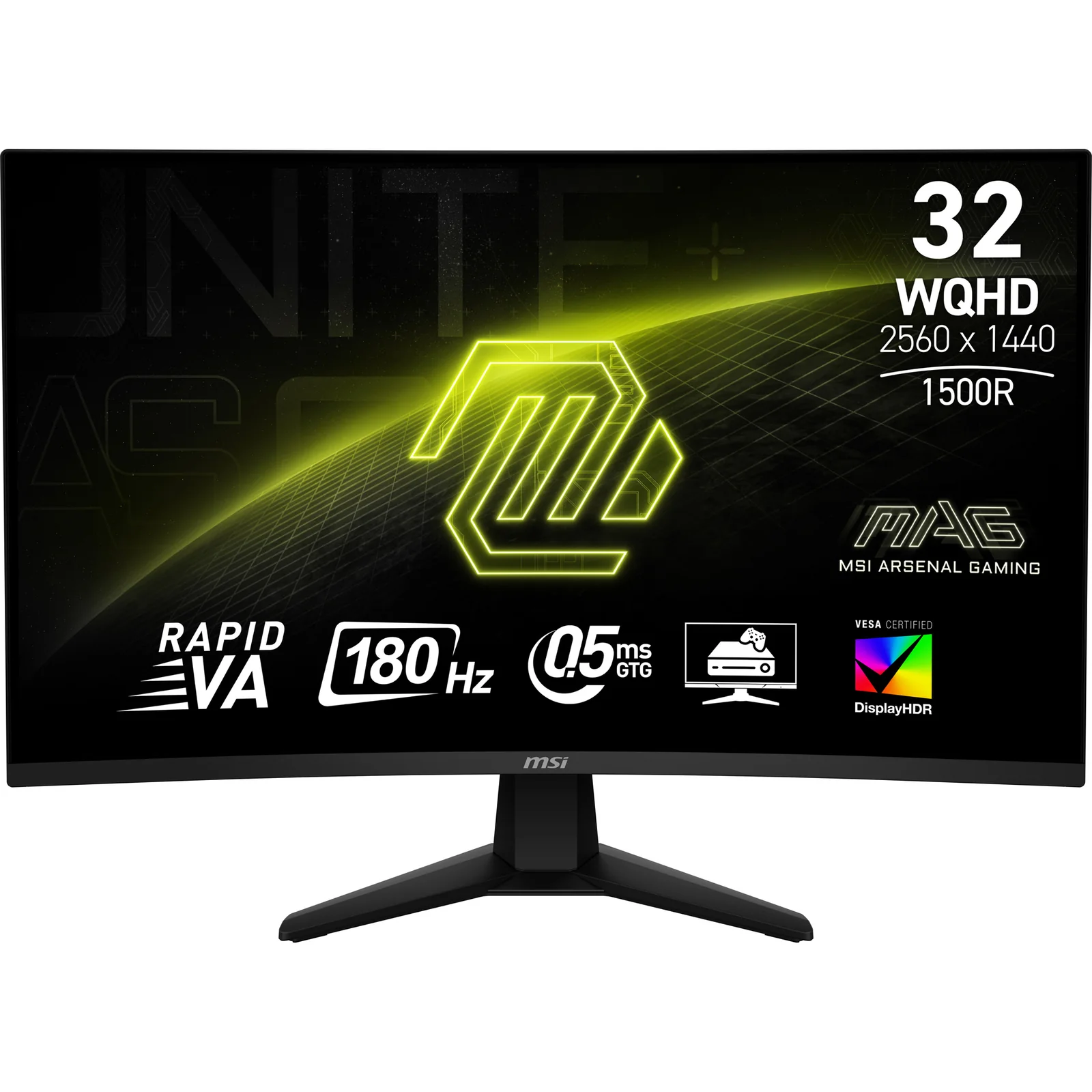 MSI MAG 32CQ6F 31.5" QHD VA 180Hz Curved Monitor