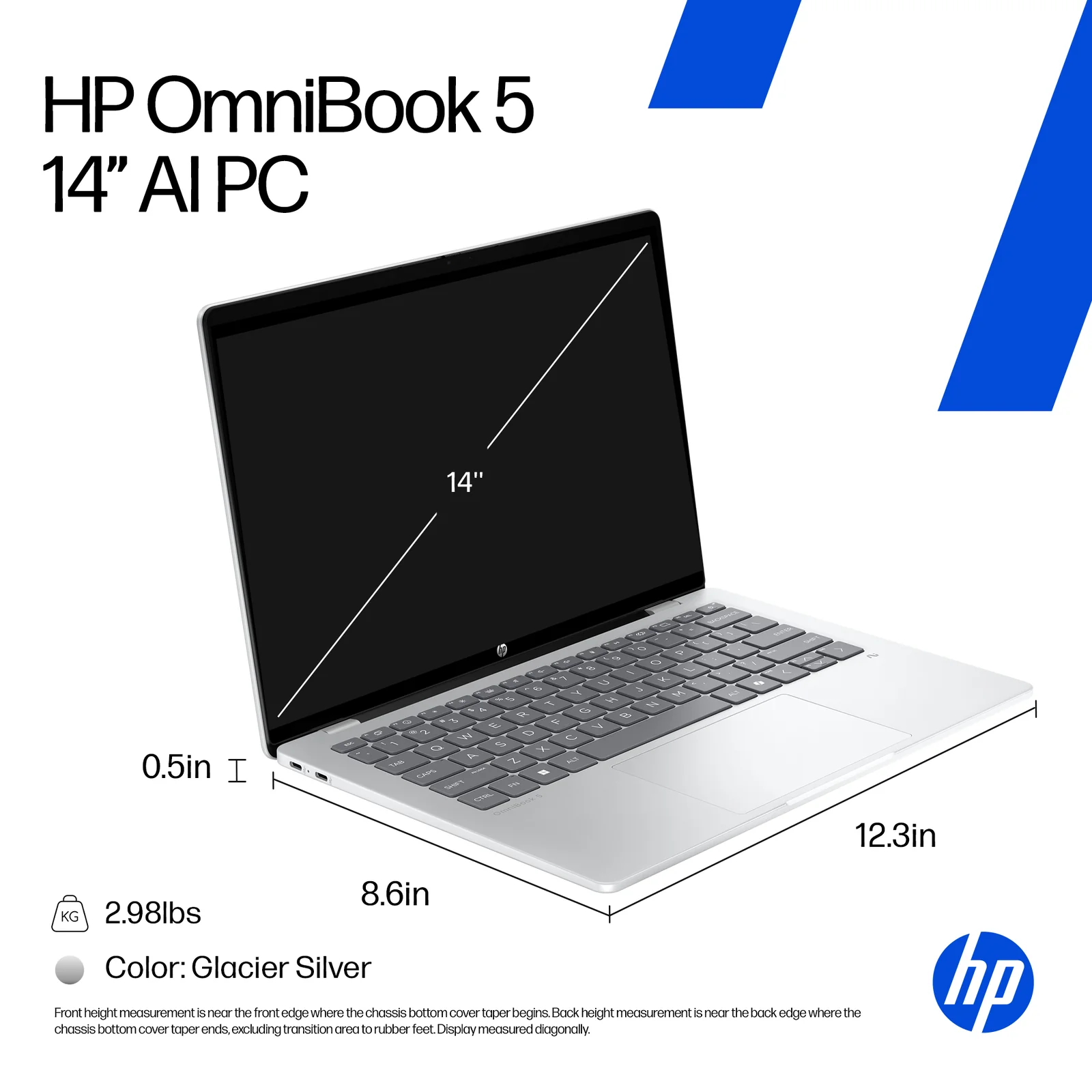 HP OmniBook 5 Laptop Next Gen AI 14-he0001nax 14", 16GB RAM, 1TB SSD