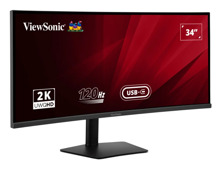 Viewsonic VA3420C 34" UWQHD IPS 120Hz Curved Monitor