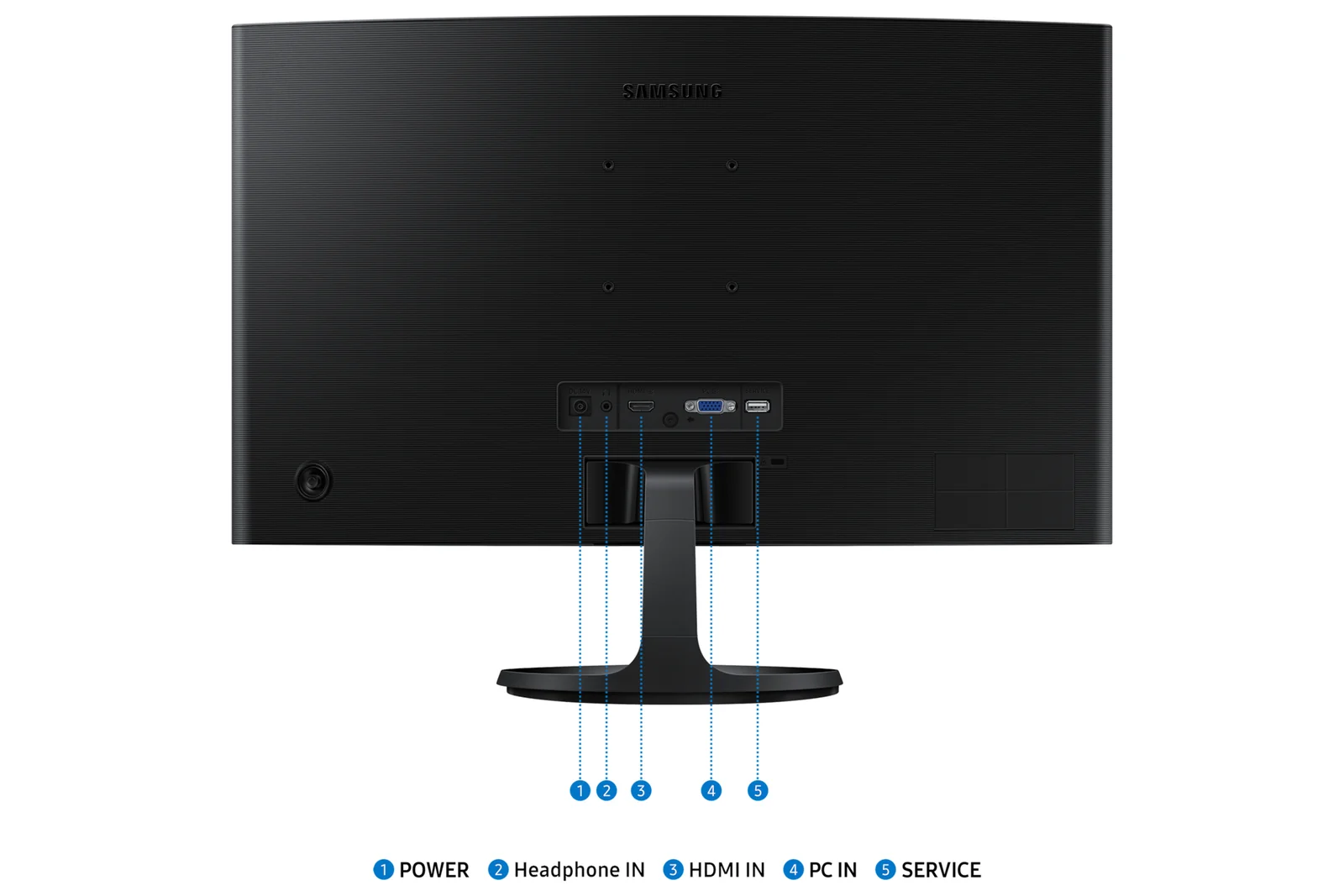 Samsung S24D360GAU 24" Full HD VA 100Hz Curved Monitor