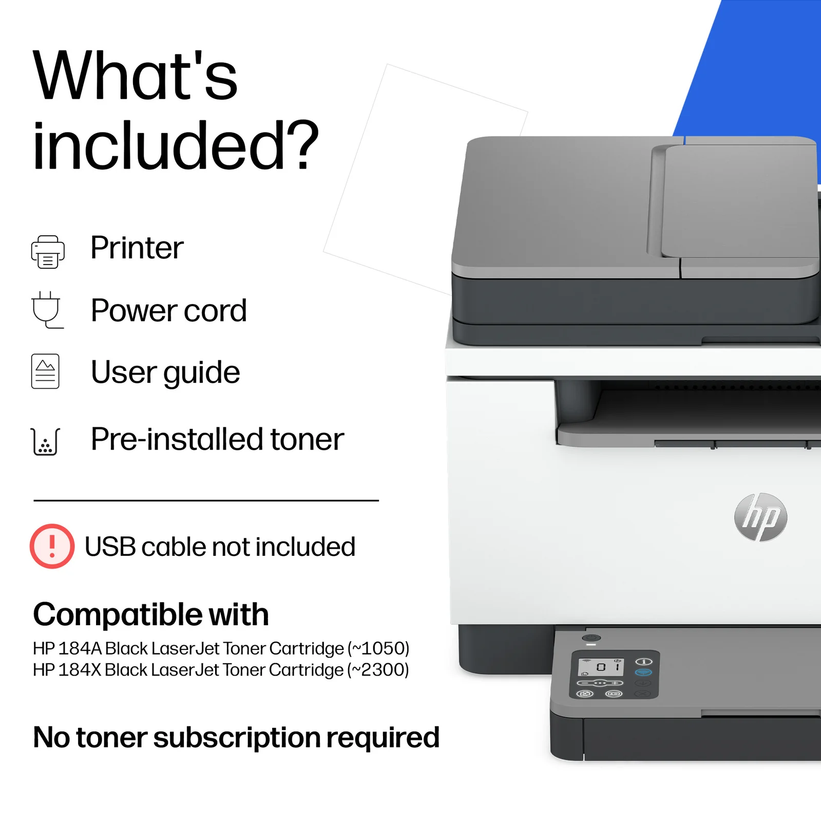HP LaserJet MFP M241sdw Laser Printer
