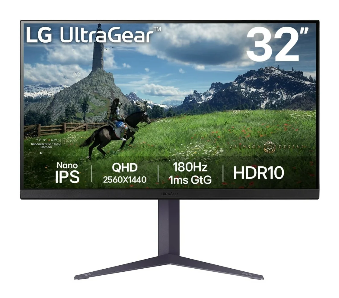 LG 32GS85Q-B 31.5" QHD IPS 180Hz Monitor