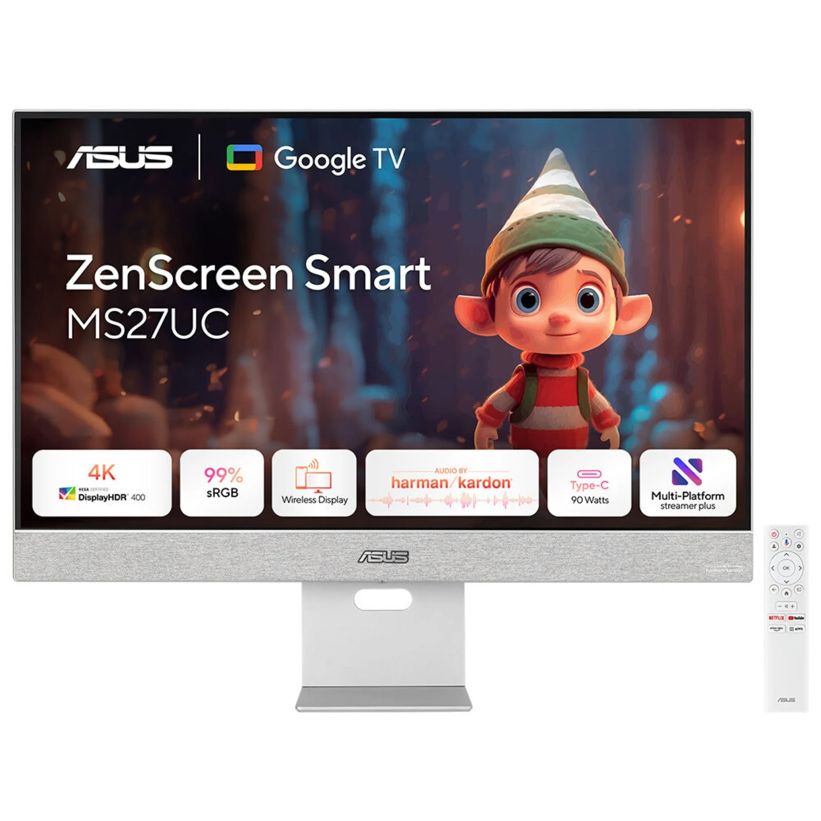 ASUS MS27UC 27" 4K UHD IPS Monitor