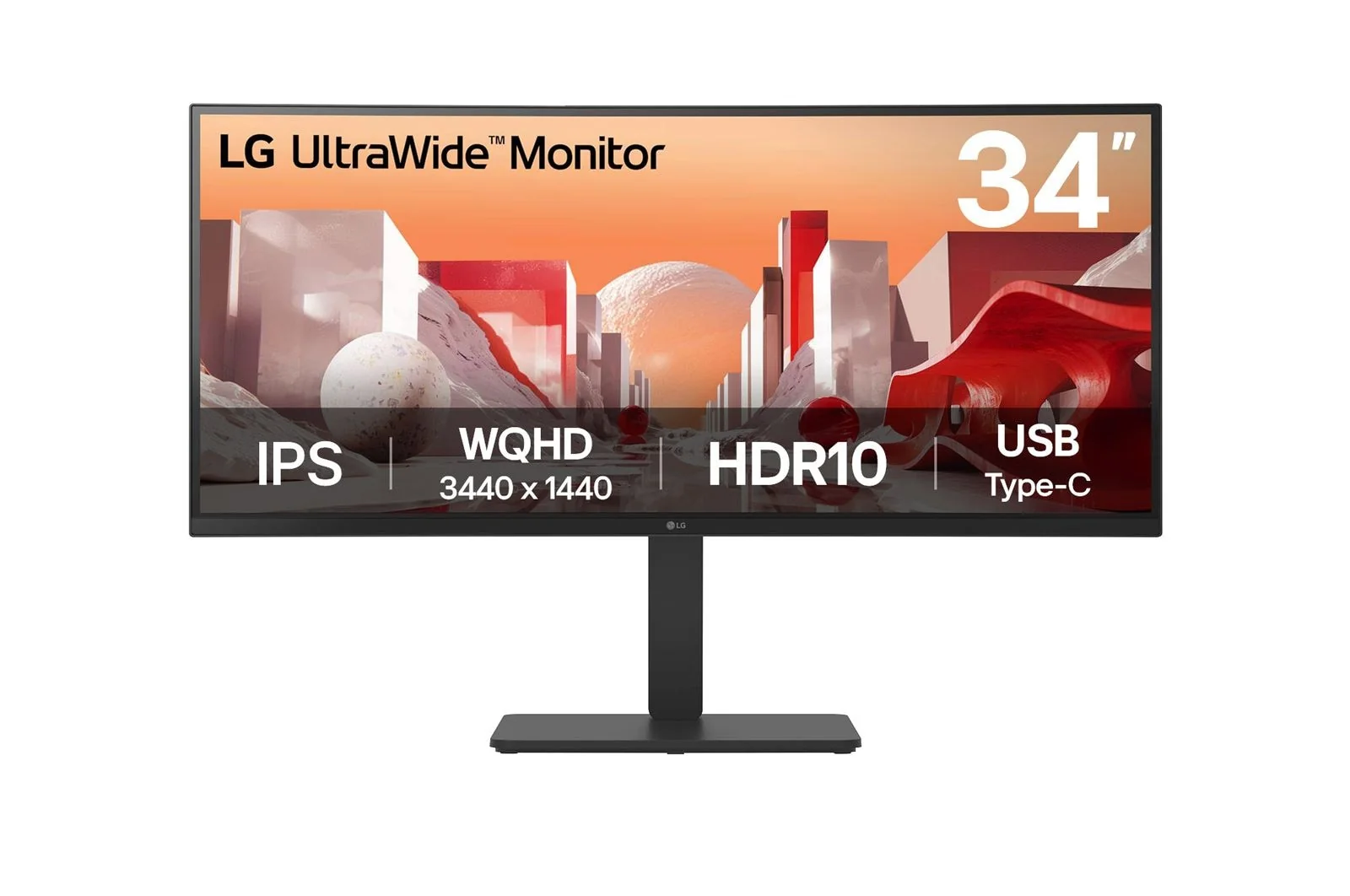 LG 34BA75QE-B 34" UWQHD IPS Curved Monitor