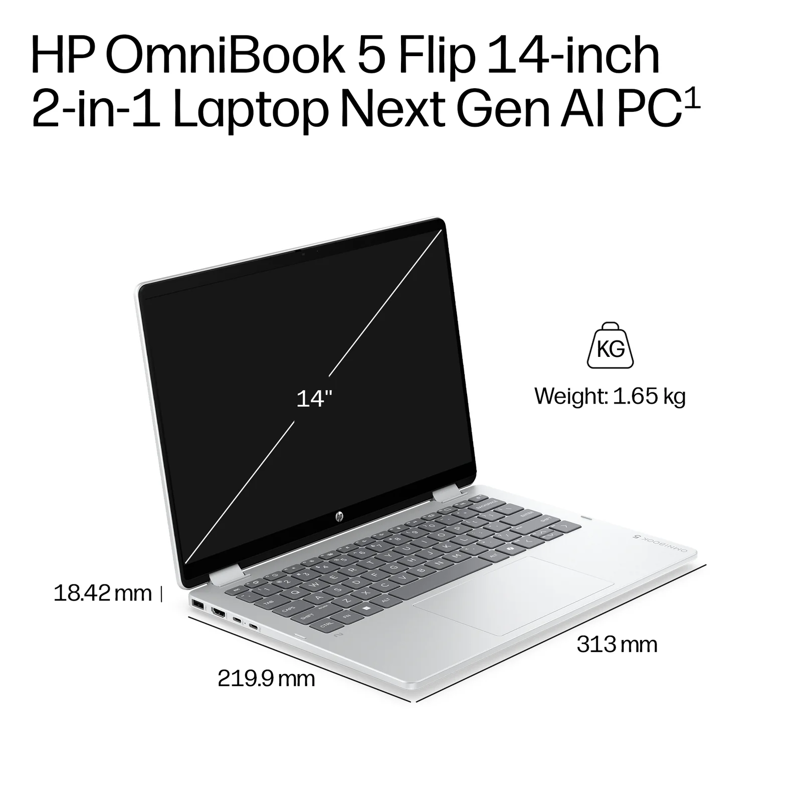 HP DV3F5EA laptop 14", 16GB RAM, 512GB SSD