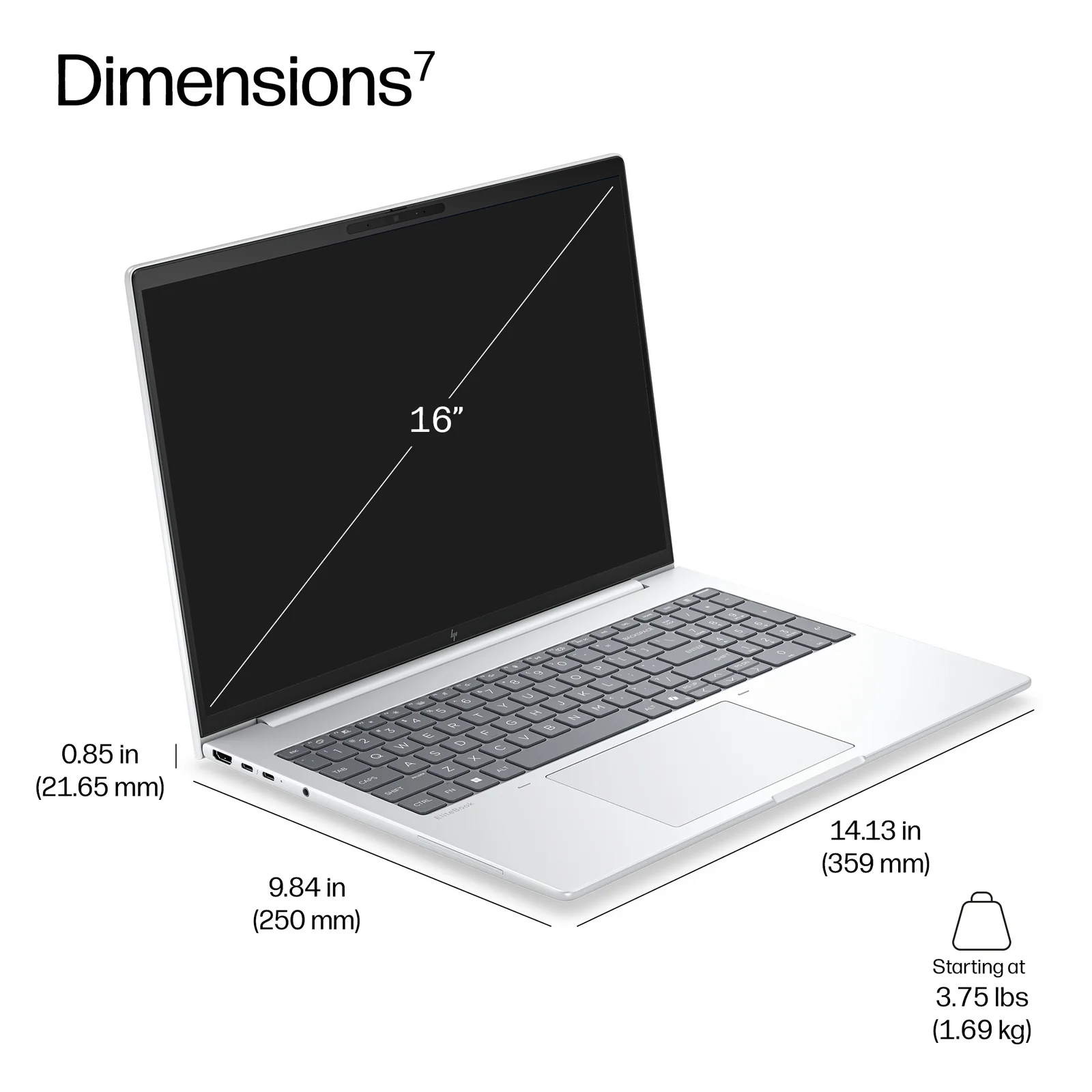 HP E15MZEA laptop 16", 32GB RAM, 1TB SSD